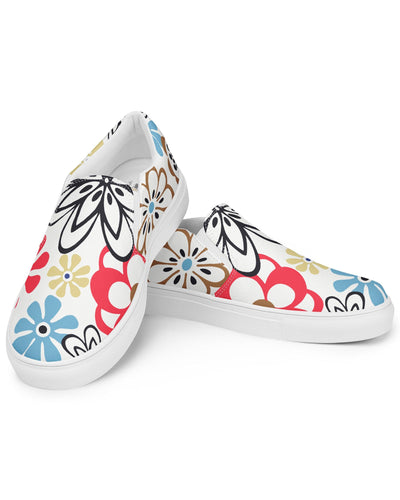 Abstract Floral Cabin Kicks Shoes