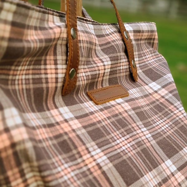 Polo Ralph Lauren Plaid Shoulder Bags