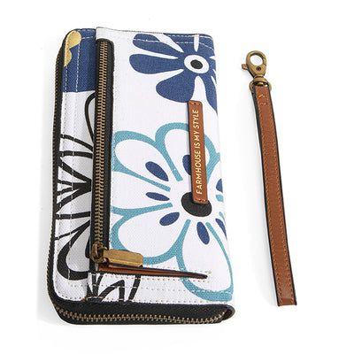 Abstract Floral Luxe Wallet