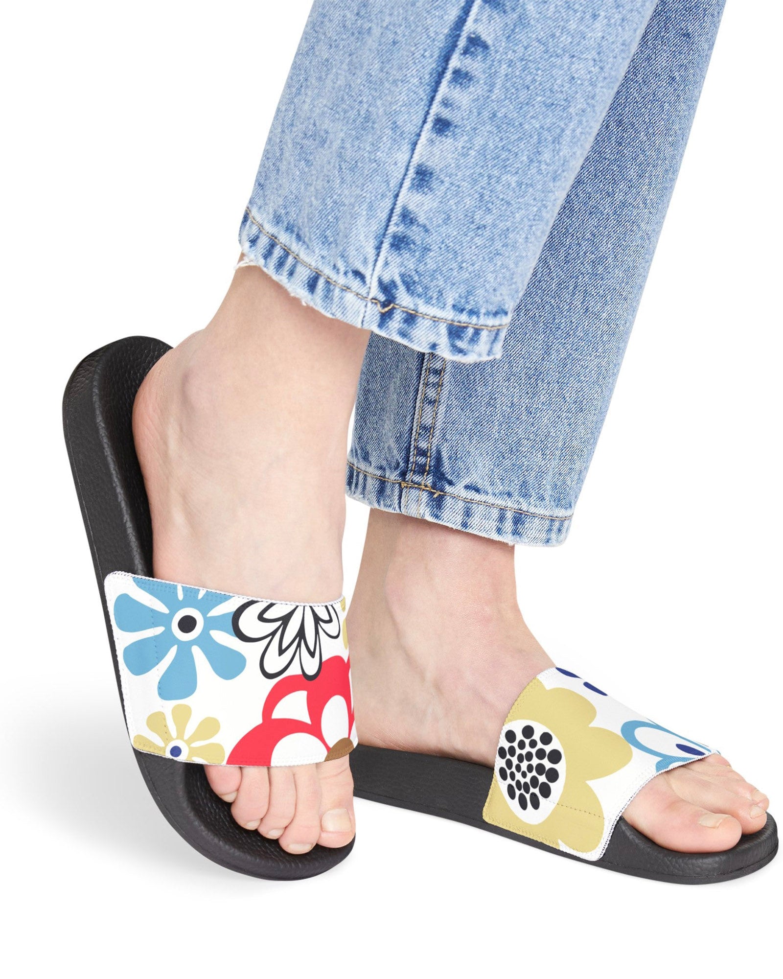 Abstract Floral Flipside Slides