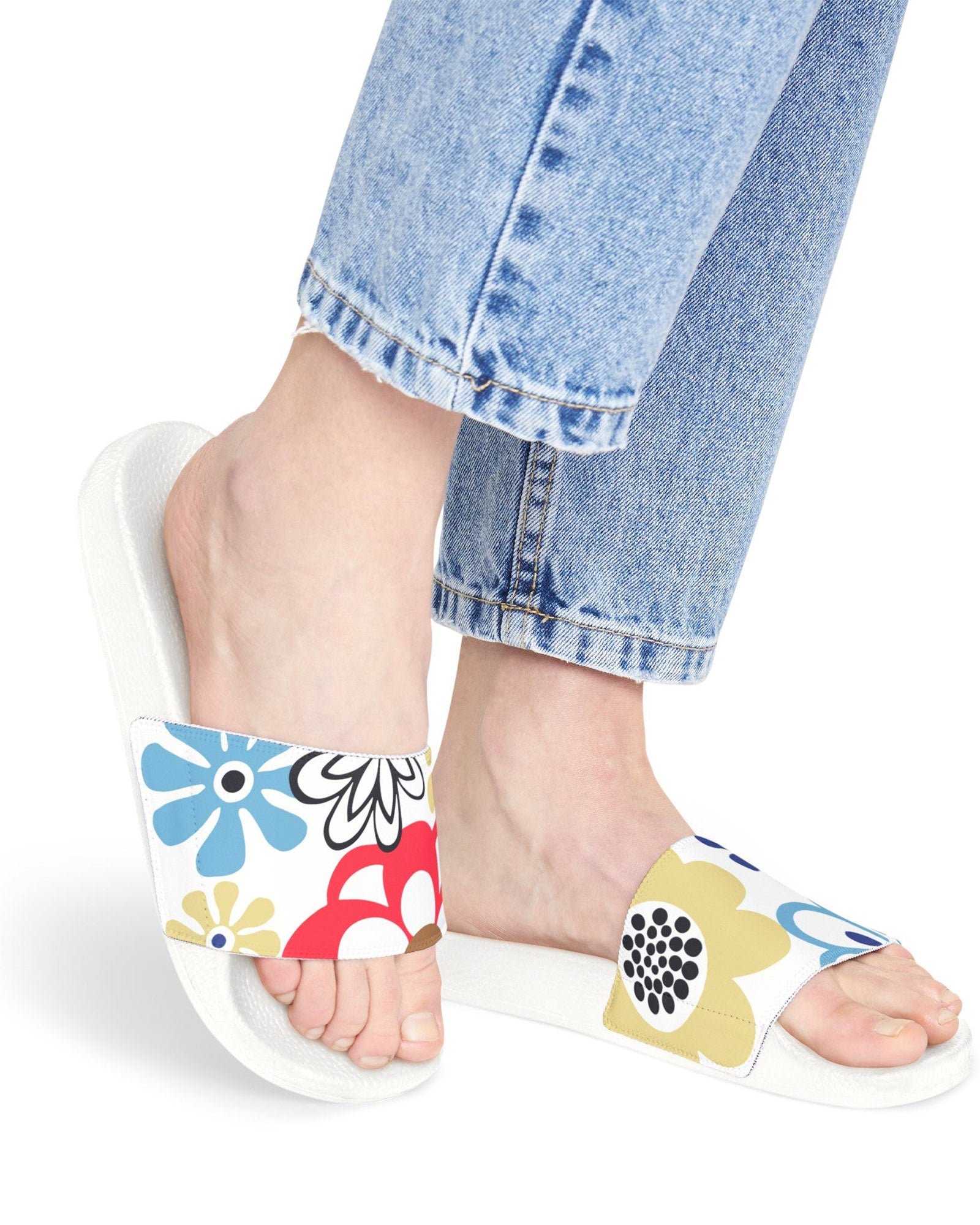 Abstract Floral Flipside Slides