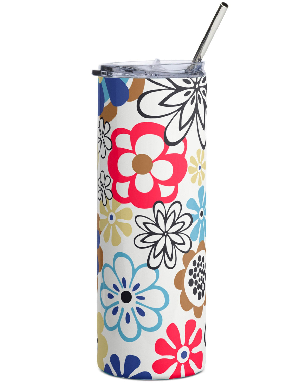 Abstract Floral Luxe Cabin Cup