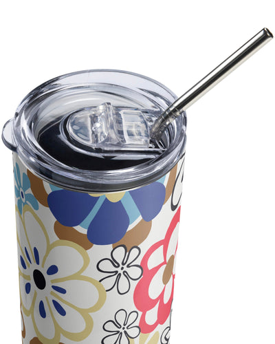 Abstract Floral Luxe Cabin Cup