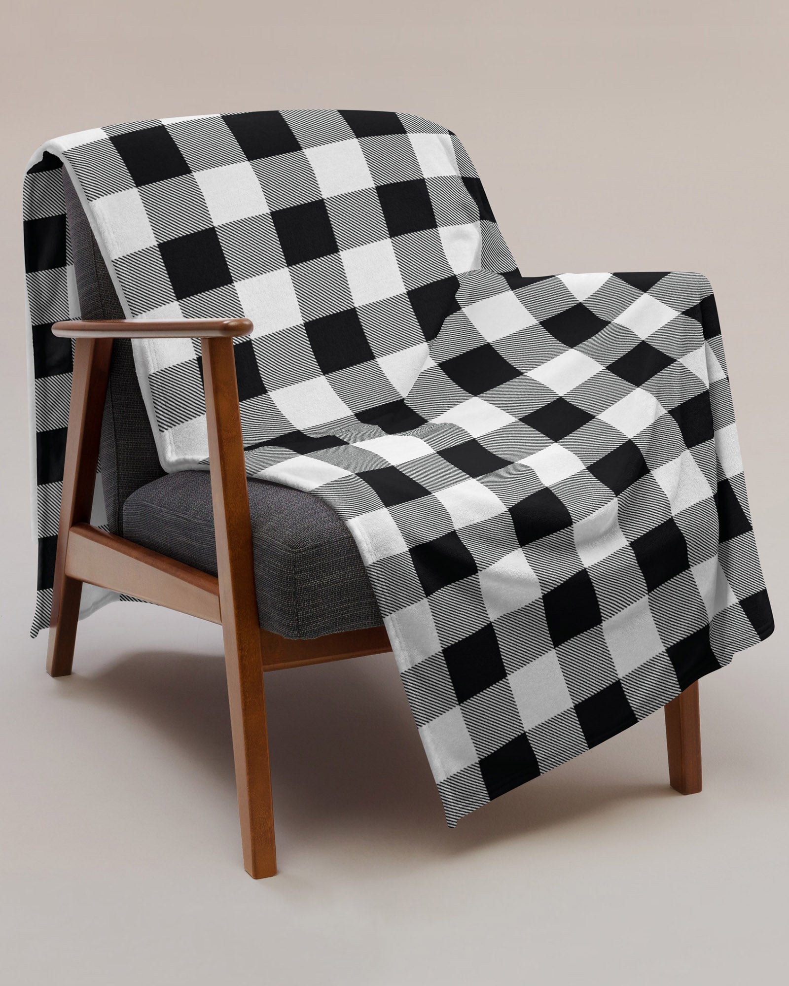 Black and White Buffalo Check Bonfire Blanket | Farmhouse Is My Style