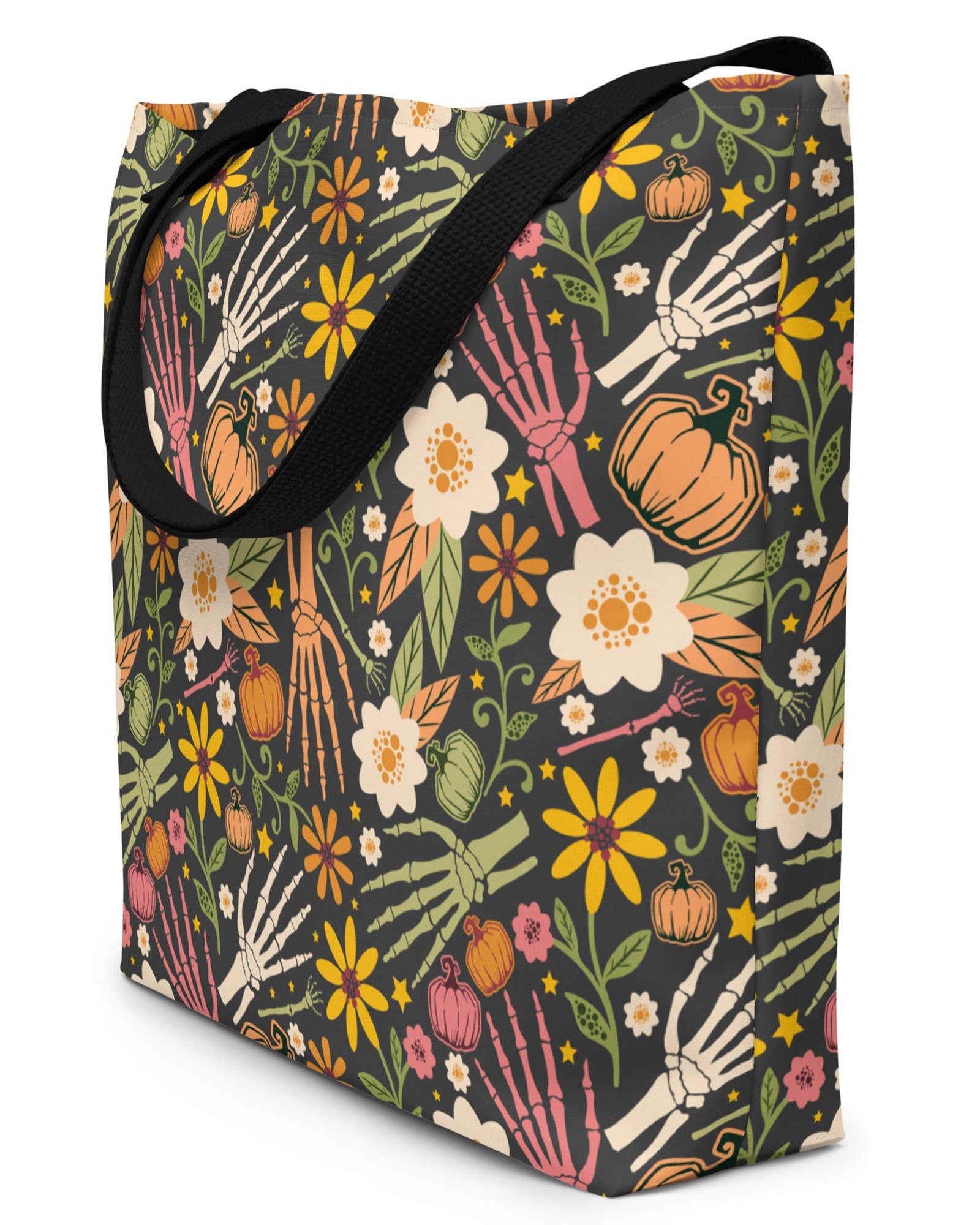 Bony Bouquet Open Tote Bag