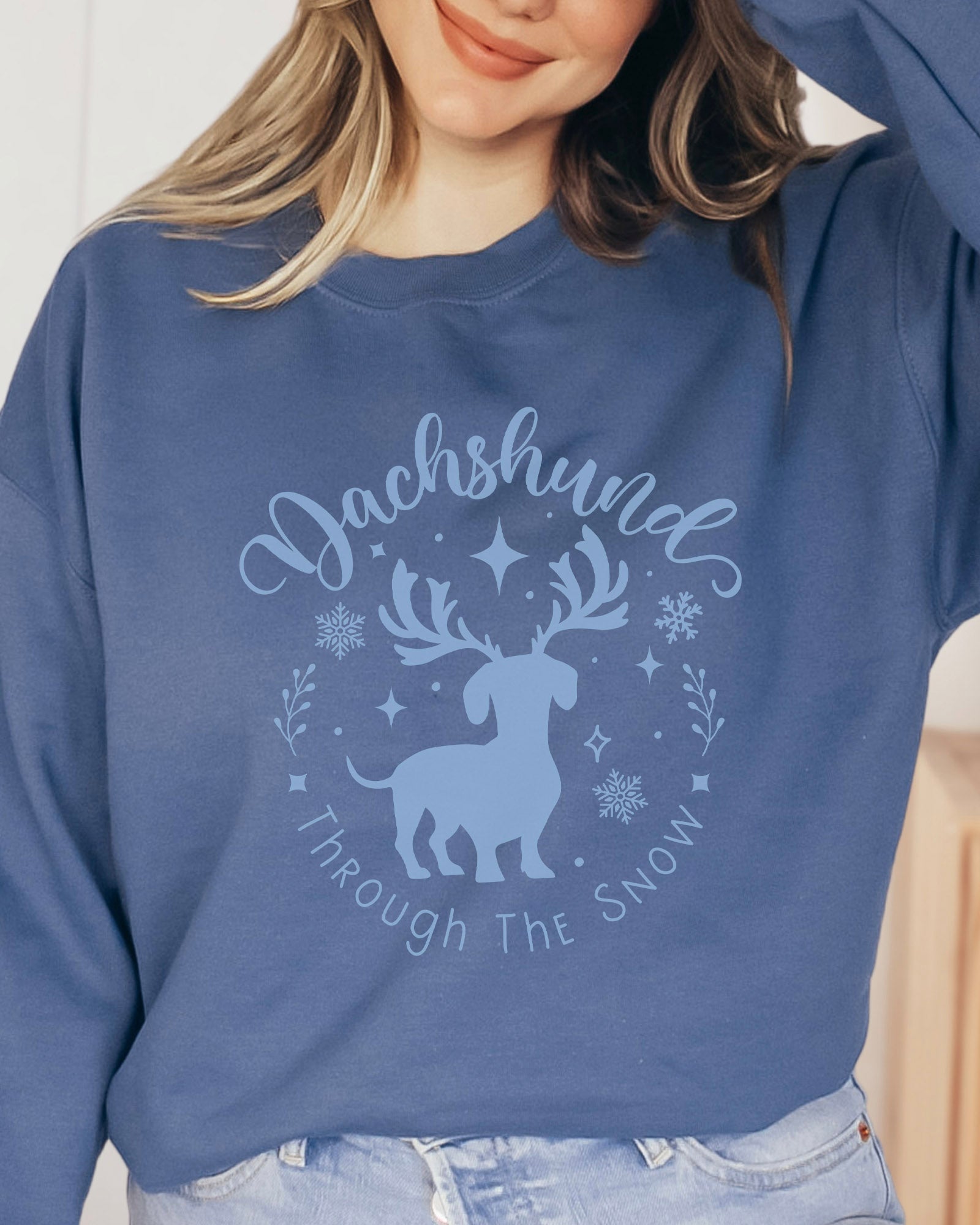 Dachshund Through The Snow Sweatshirt