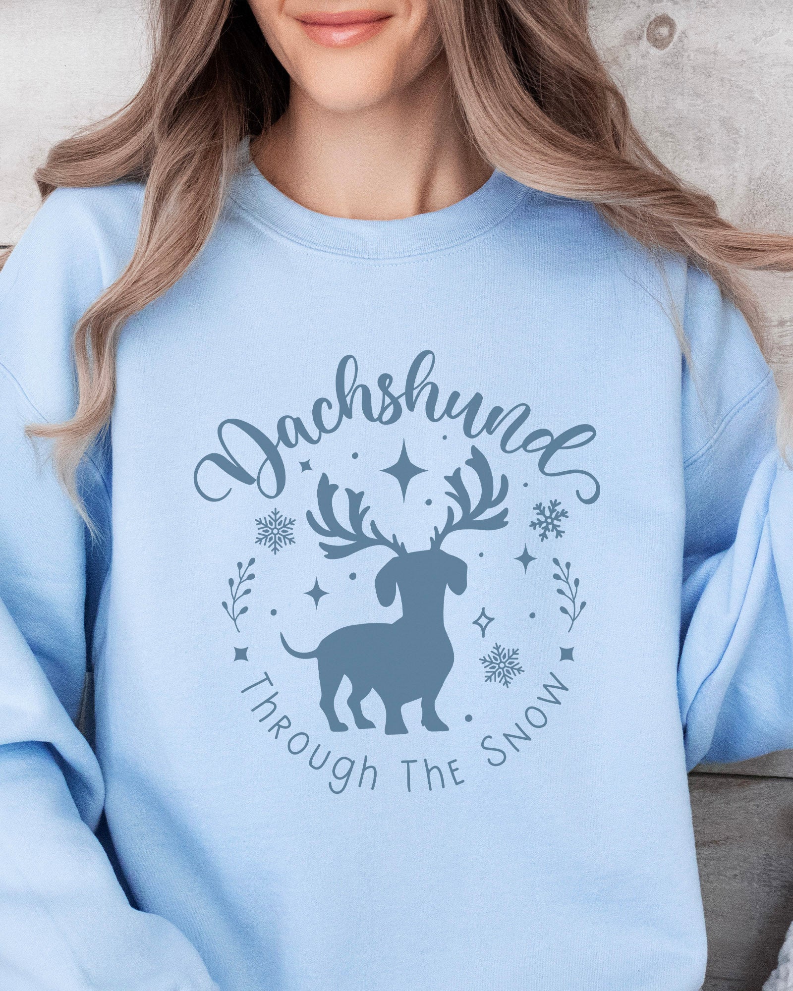 Dachshund Through The Snow Sweatshirt