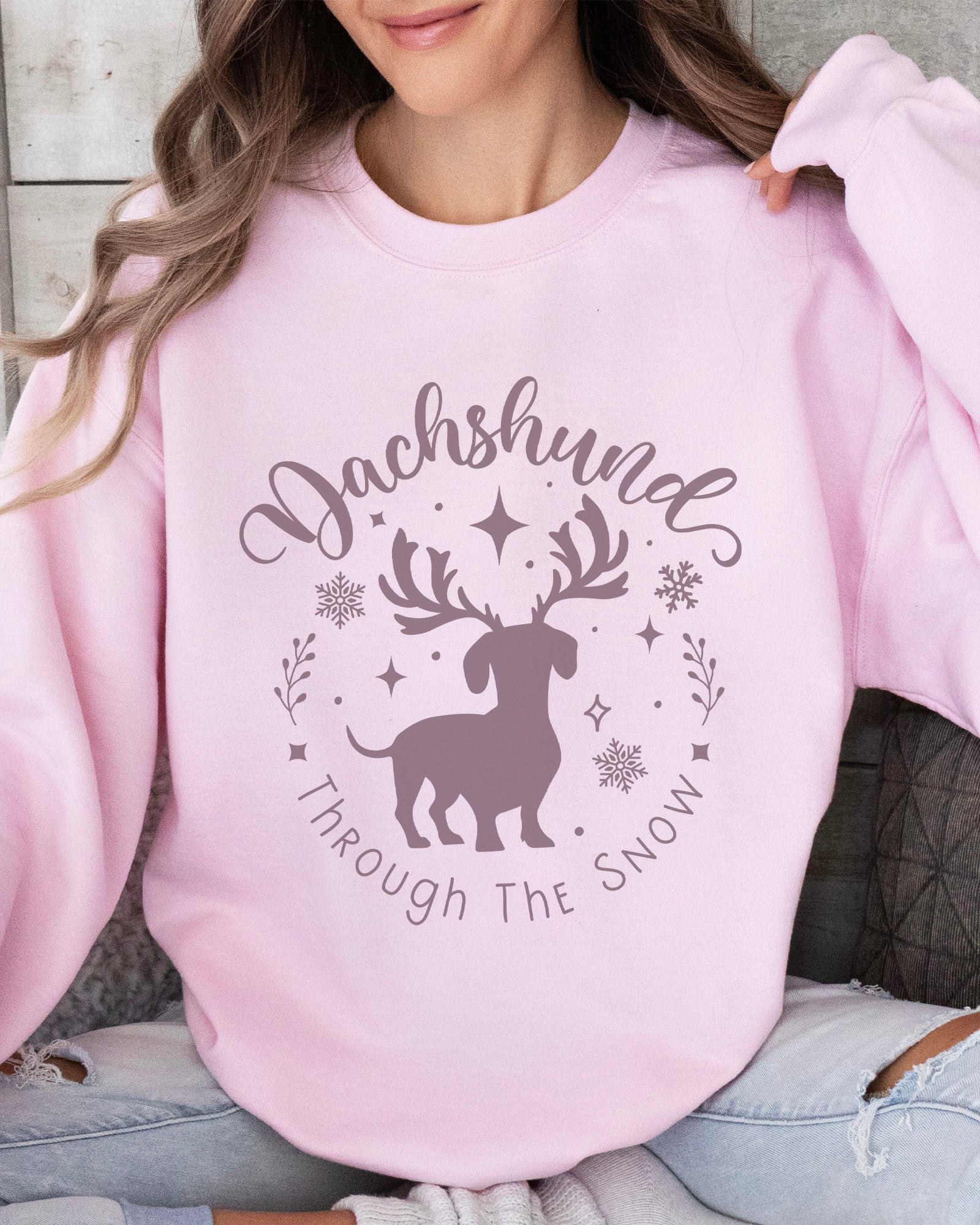 Dachshund Through The Snow Sweatshirt