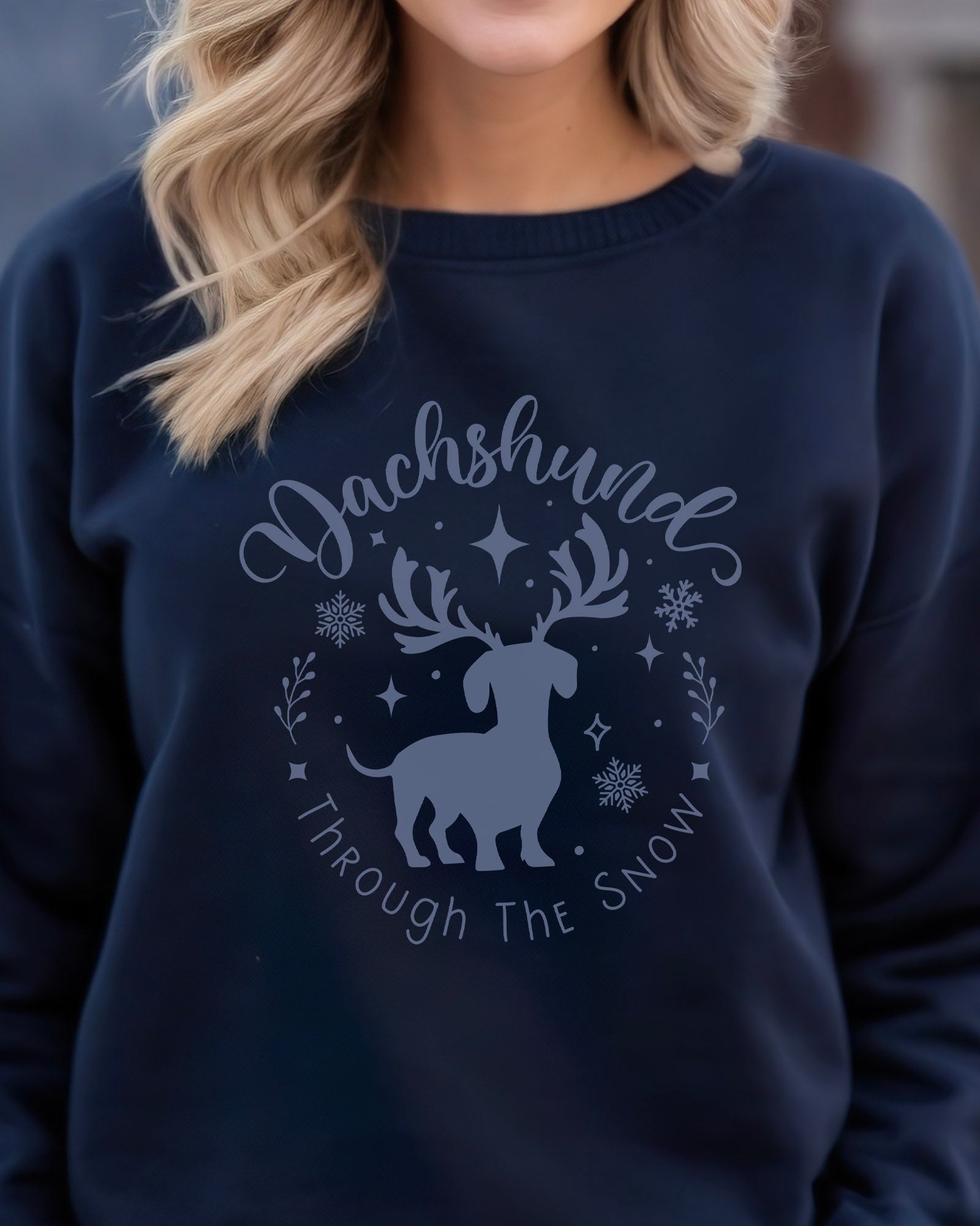 Dachshund Through The Snow Sweatshirt