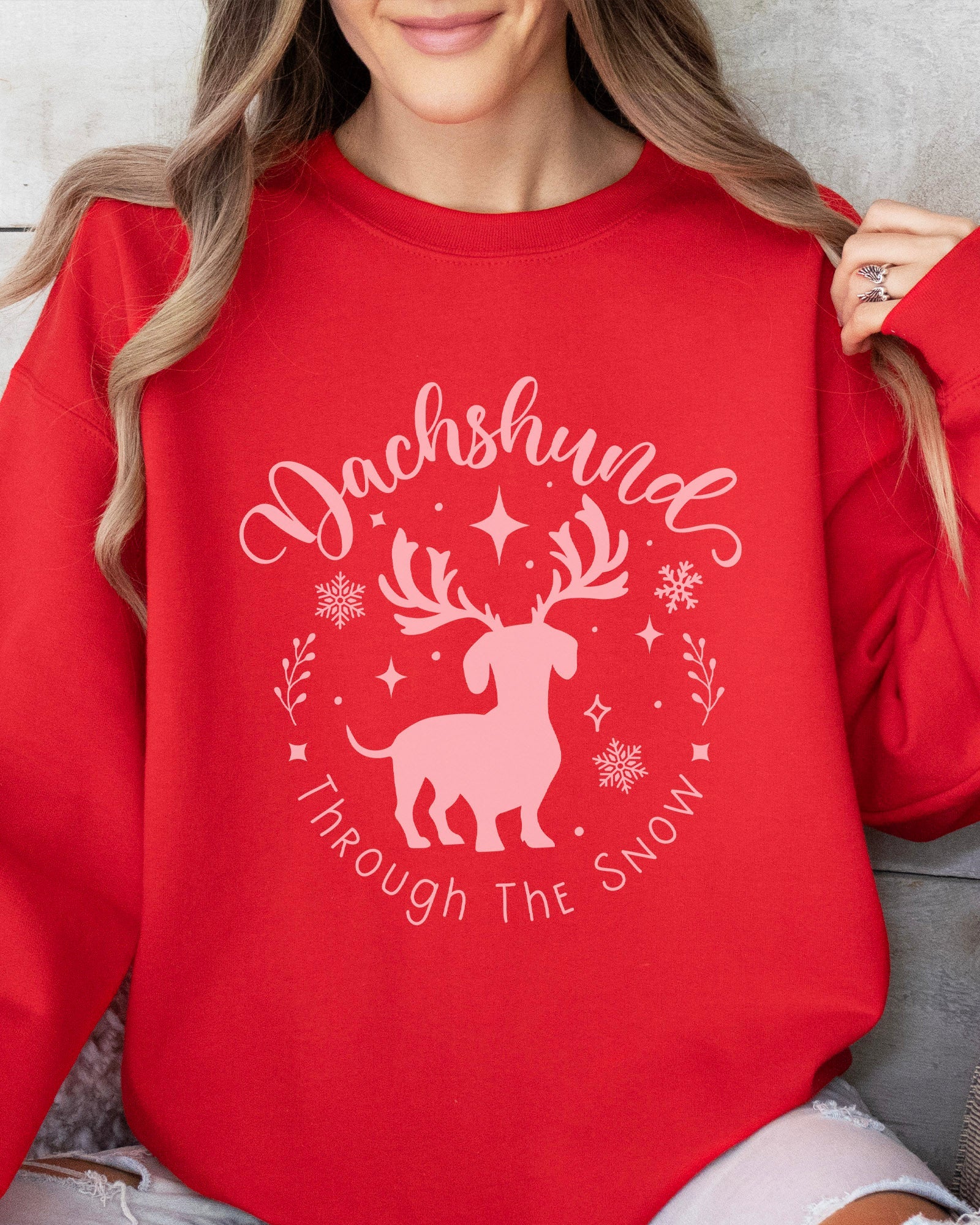 Dachshund Through The Snow Sweatshirt