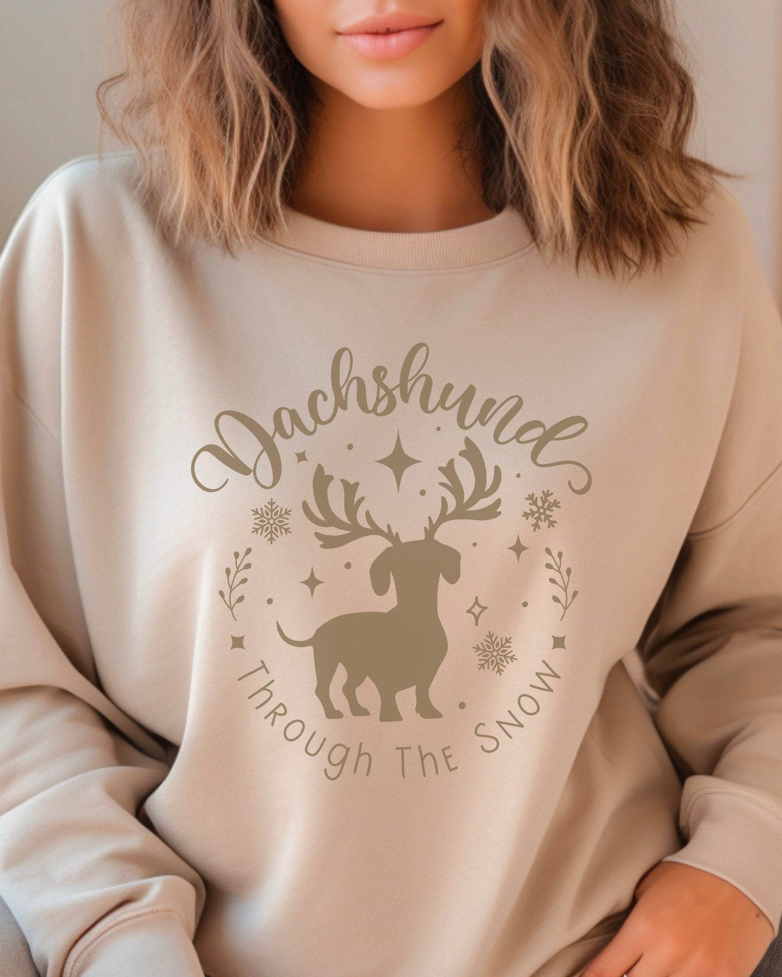 Dachshund Through The Snow Sweatshirt