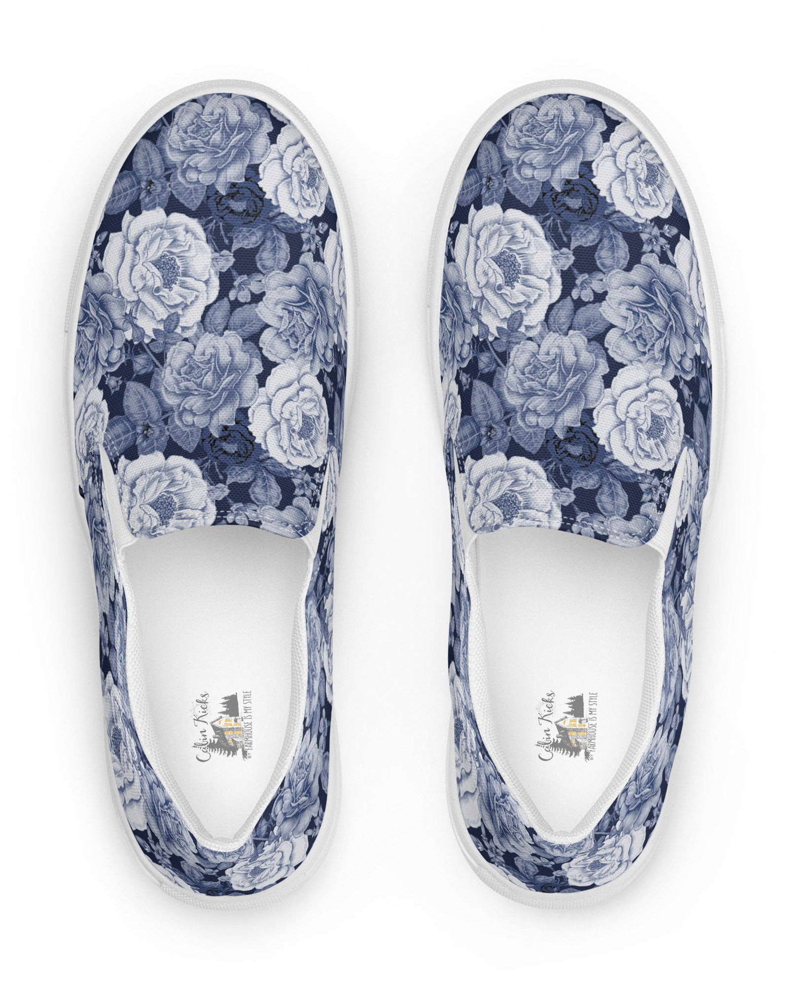 Denim Floral Cabin Kicks Shoes