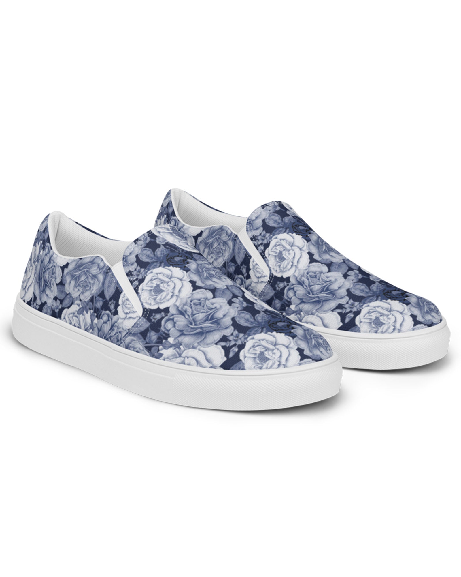 Denim Floral Cabin Kicks Shoes