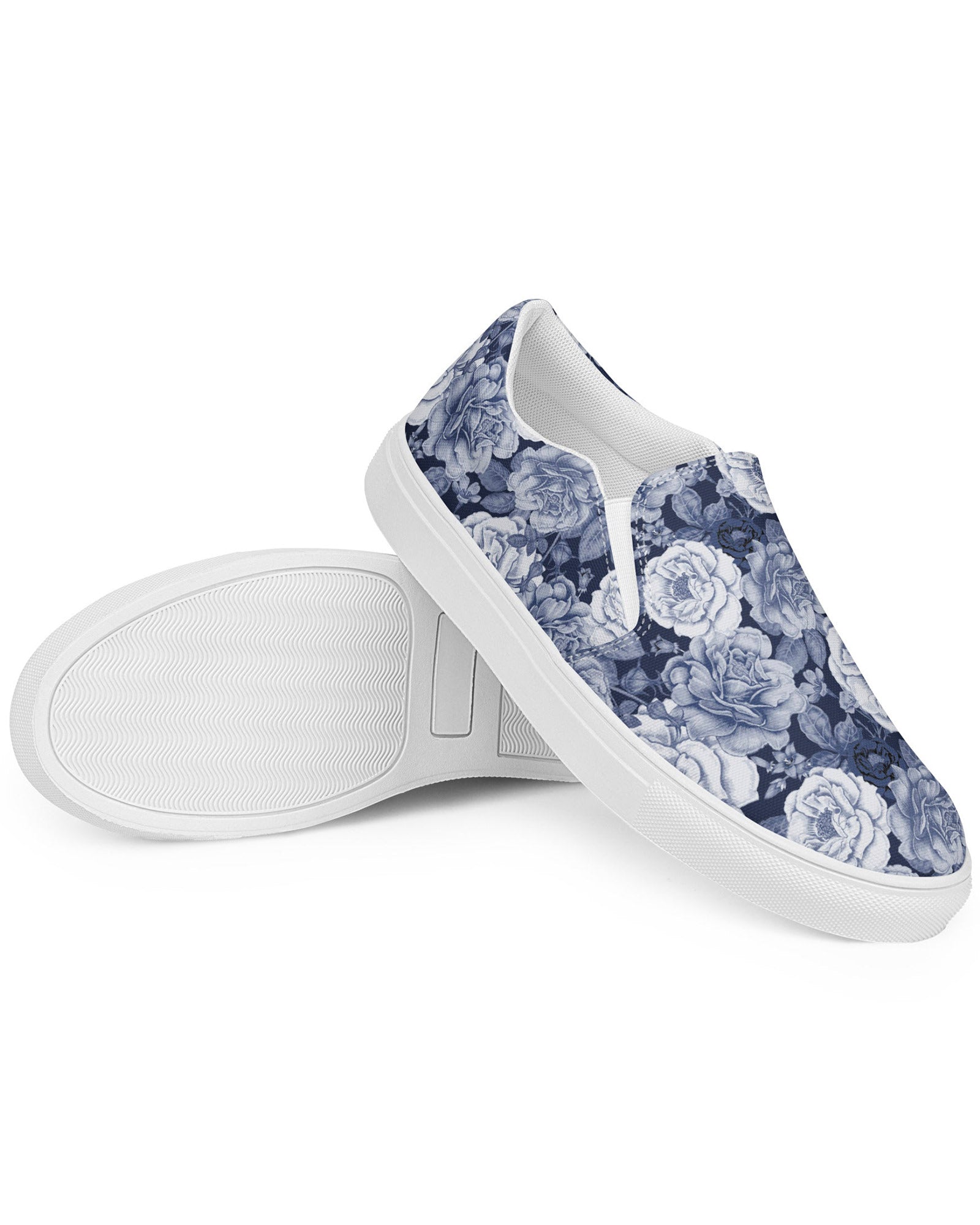 Denim Floral Cabin Kicks Shoes