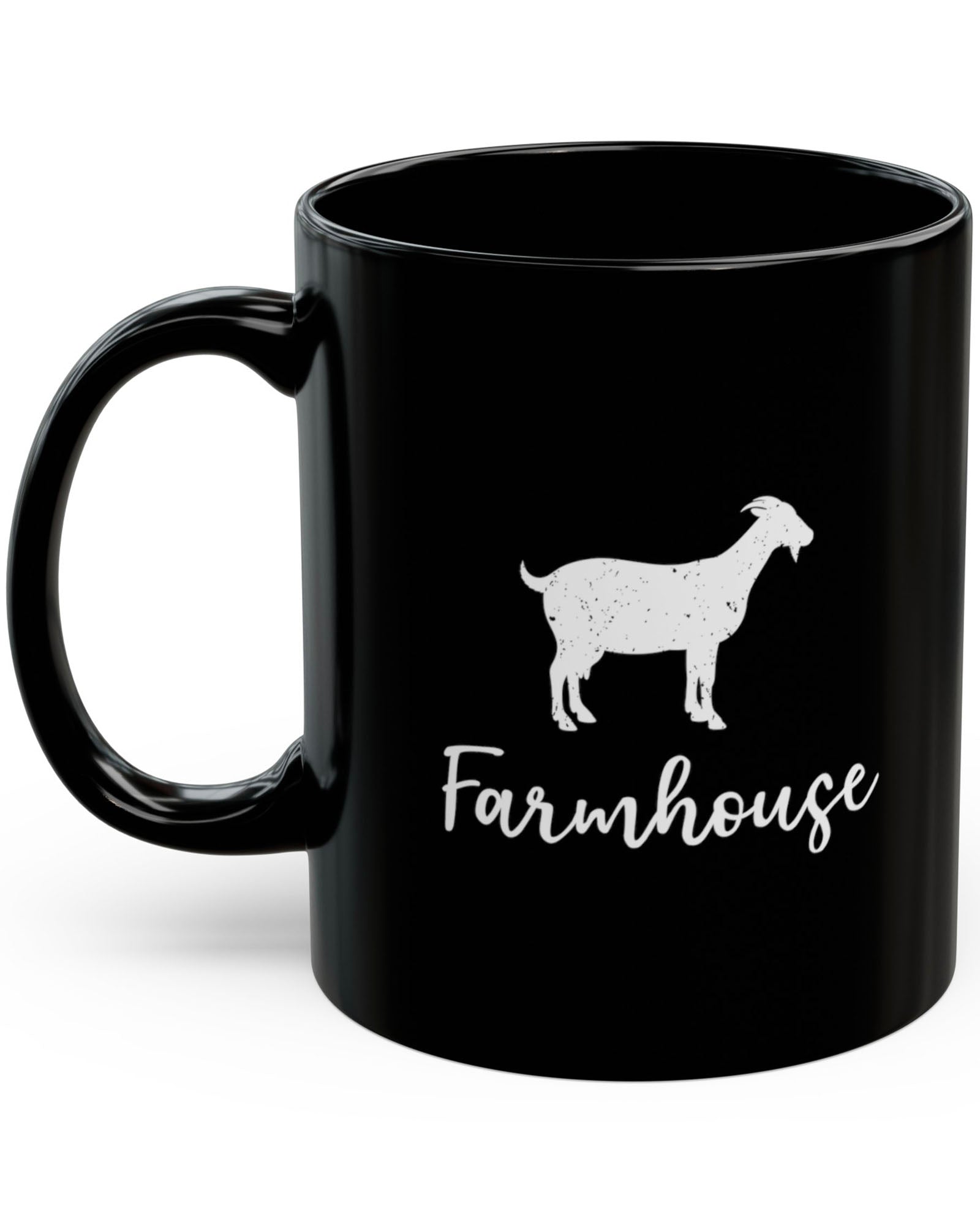 Farmhouse Goat Mug (Black)