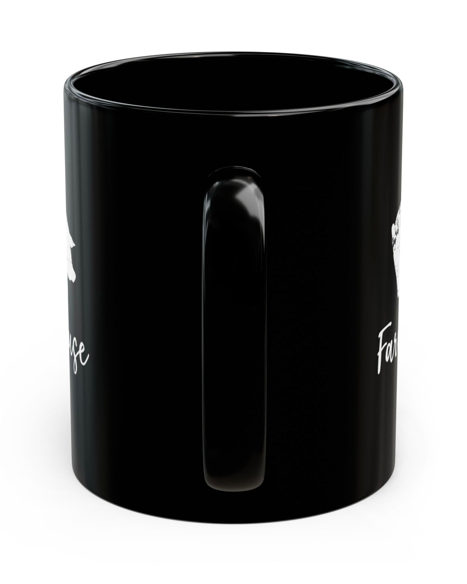 Farmhouse Pig Mug (Black)