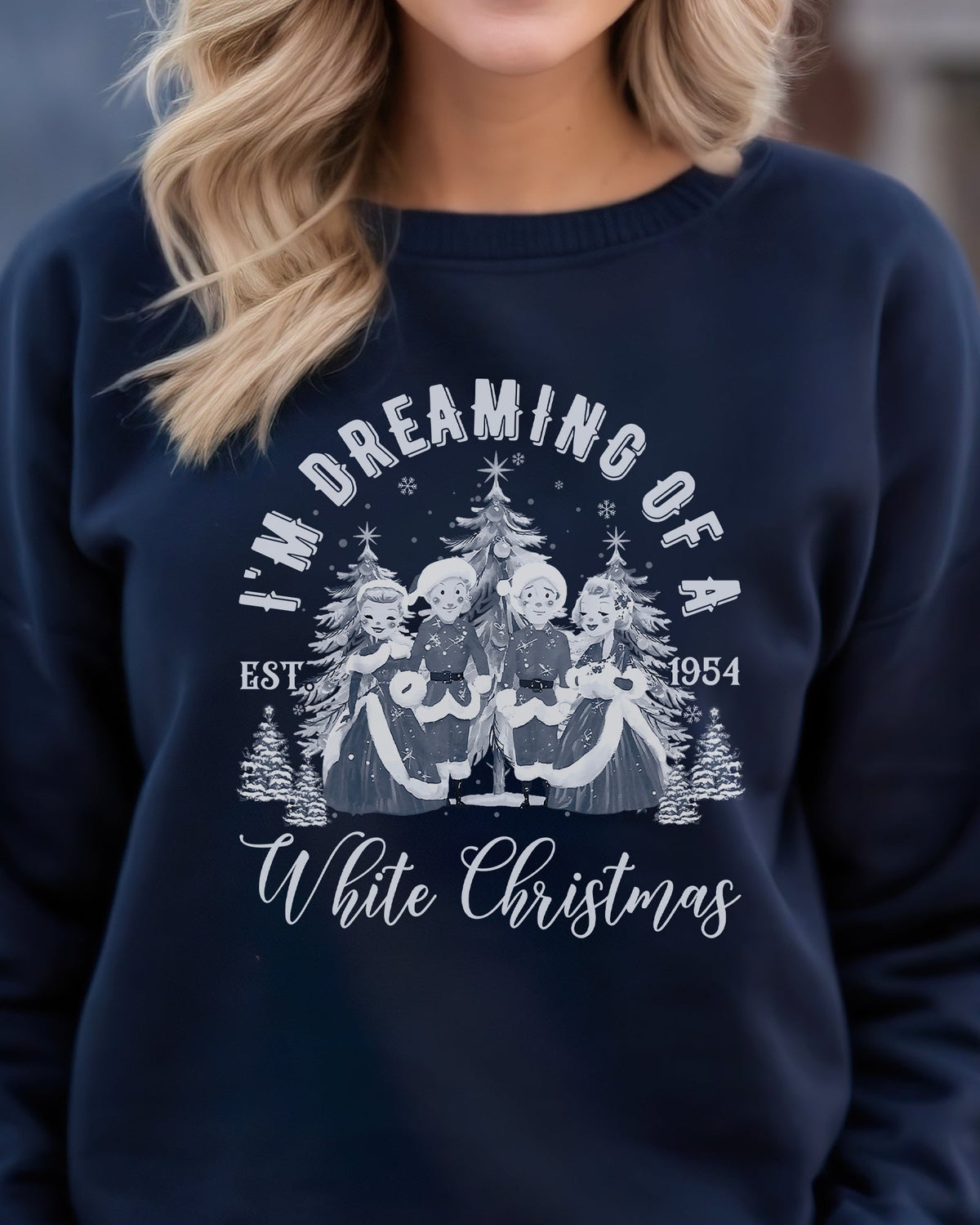 Dreaming of a White Christmas Cast Sweatshirt