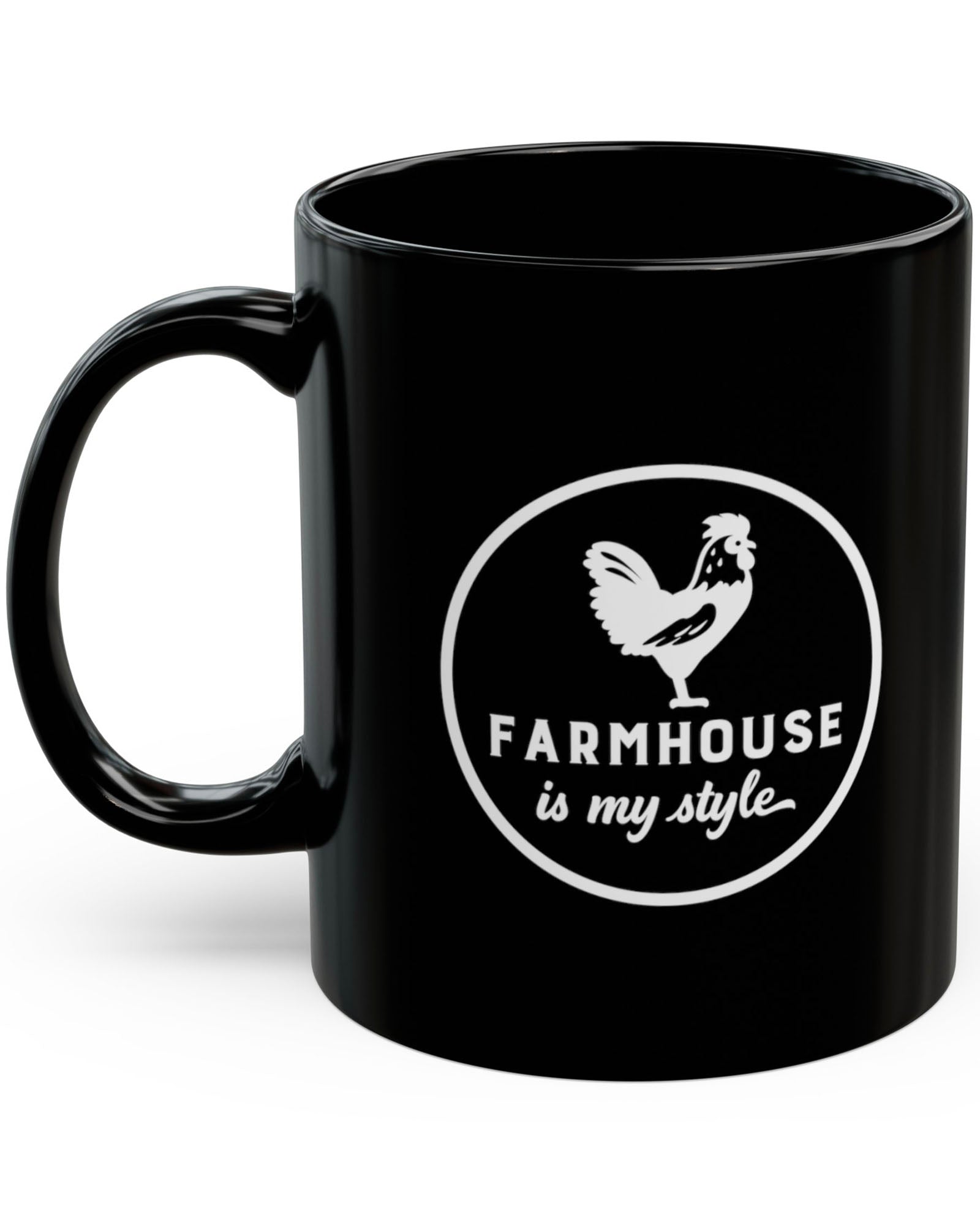 Farmhouse Is My Style Mug (Black)