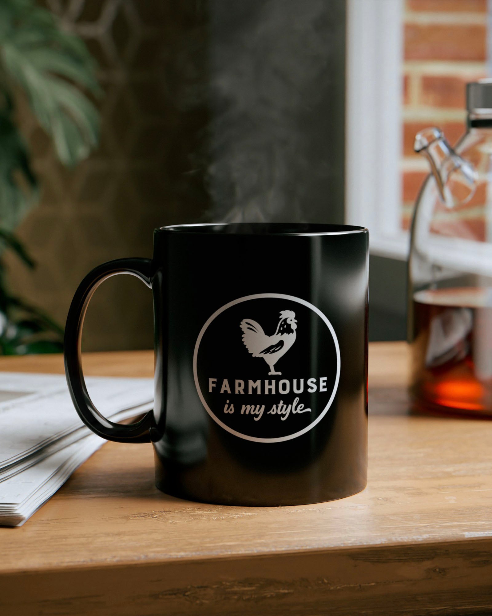 Farmhouse Is My Style Mug (Black)