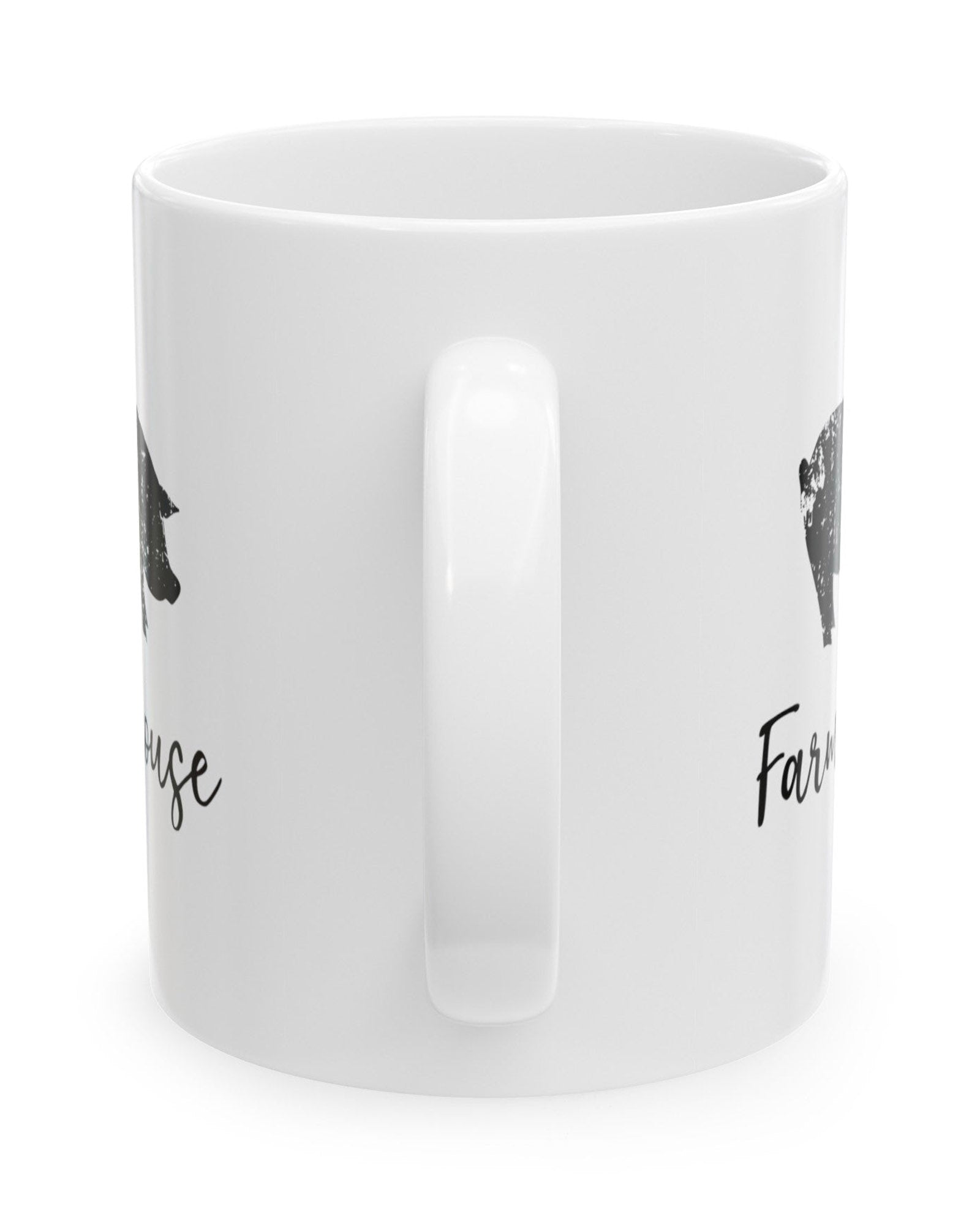 Farmhouse Pig Mug (White)