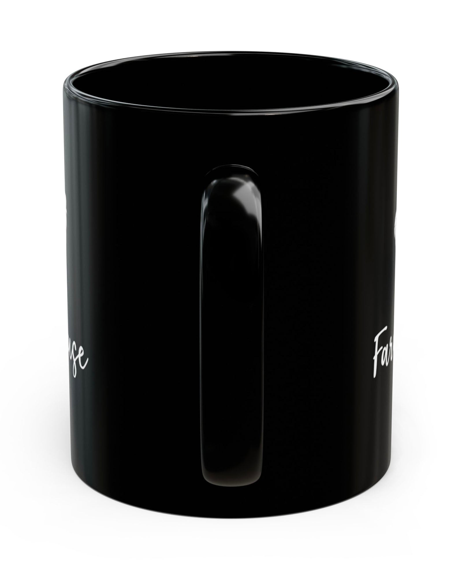 Farmhouse Rooster Mug (Black)