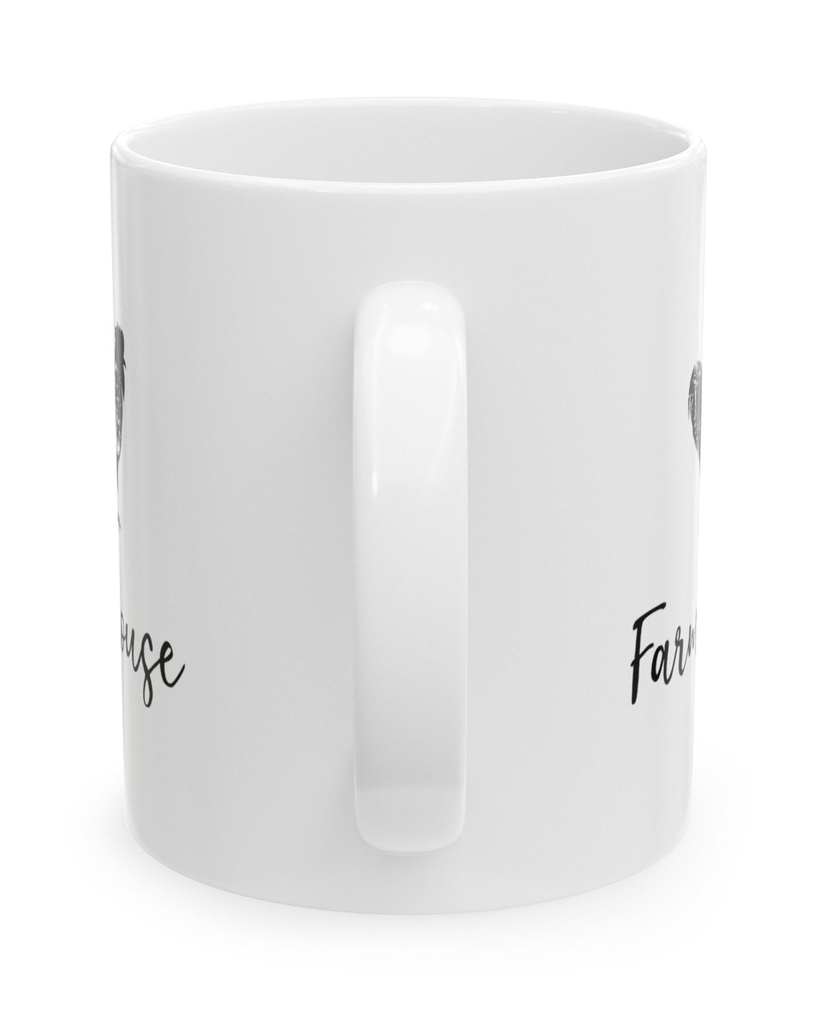 Farmhouse Rooster Mug (White)