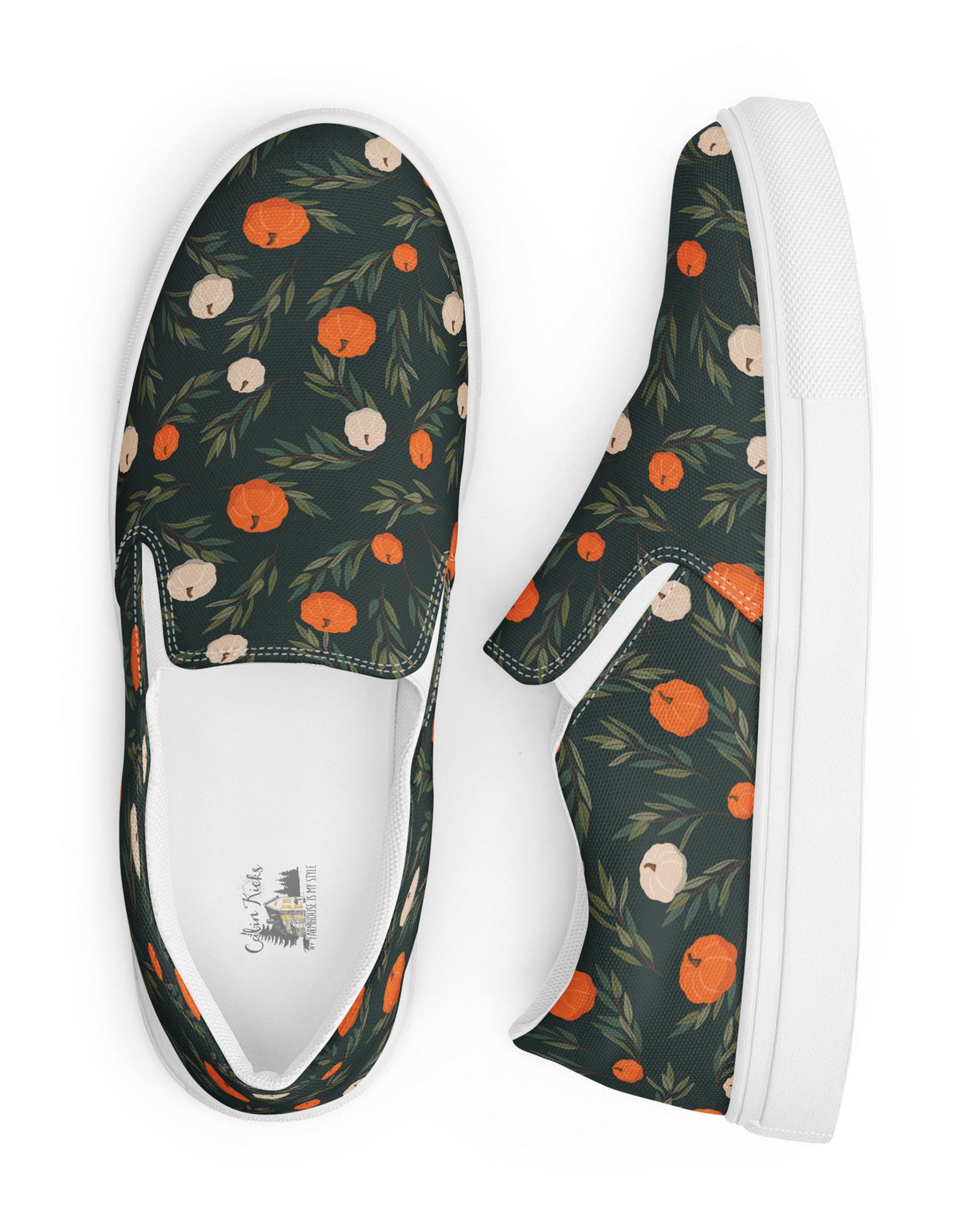 Pumpkin Forest Cabin Kicks Shoes