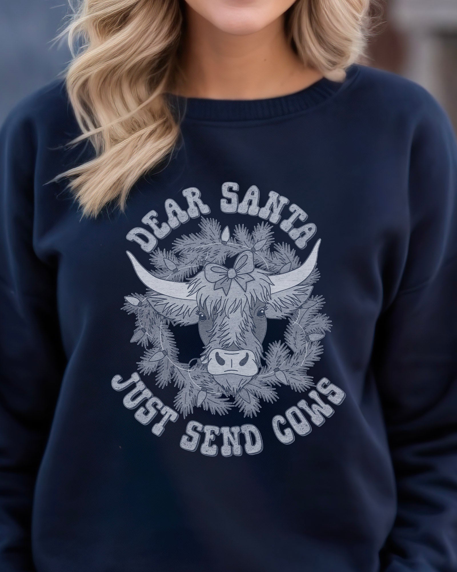 Just Send Cows Sweatshirt