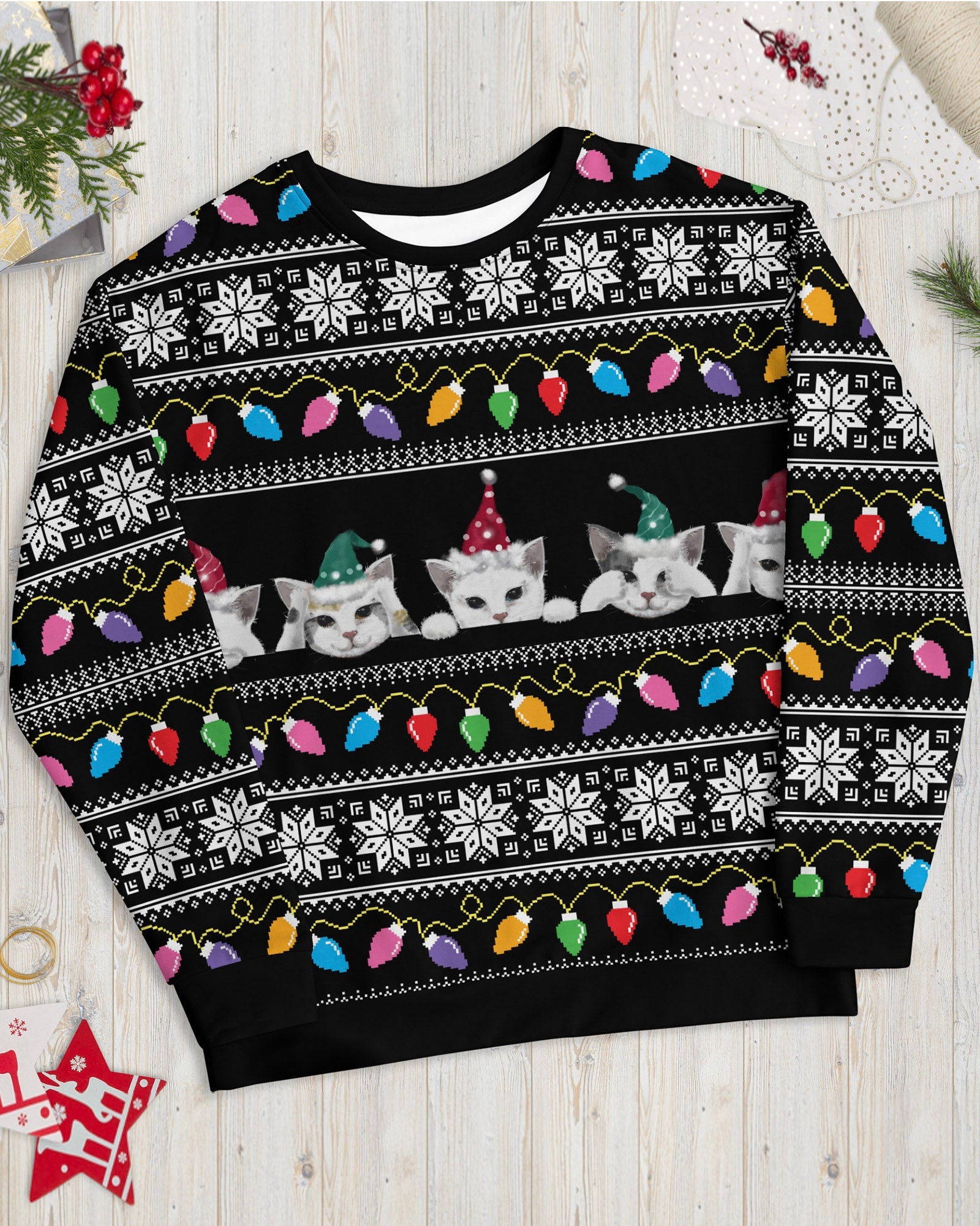 Festive Felines Sweatshirt