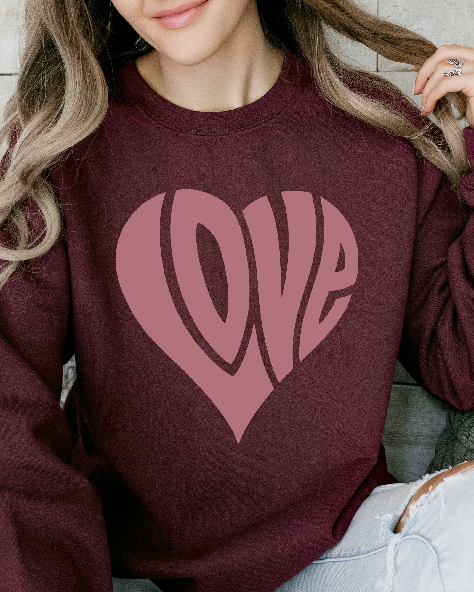 Love Heart Sweatshirt