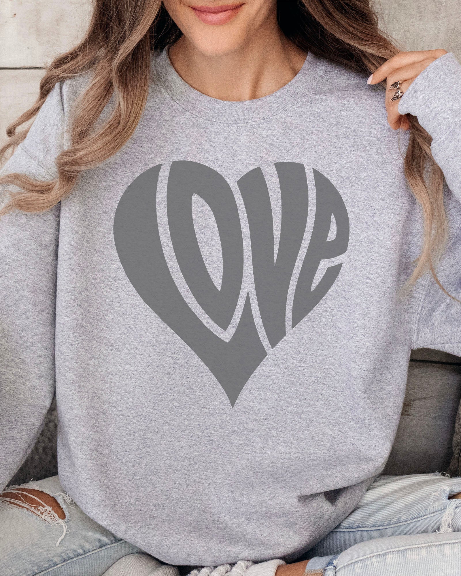 Love Heart Sweatshirt