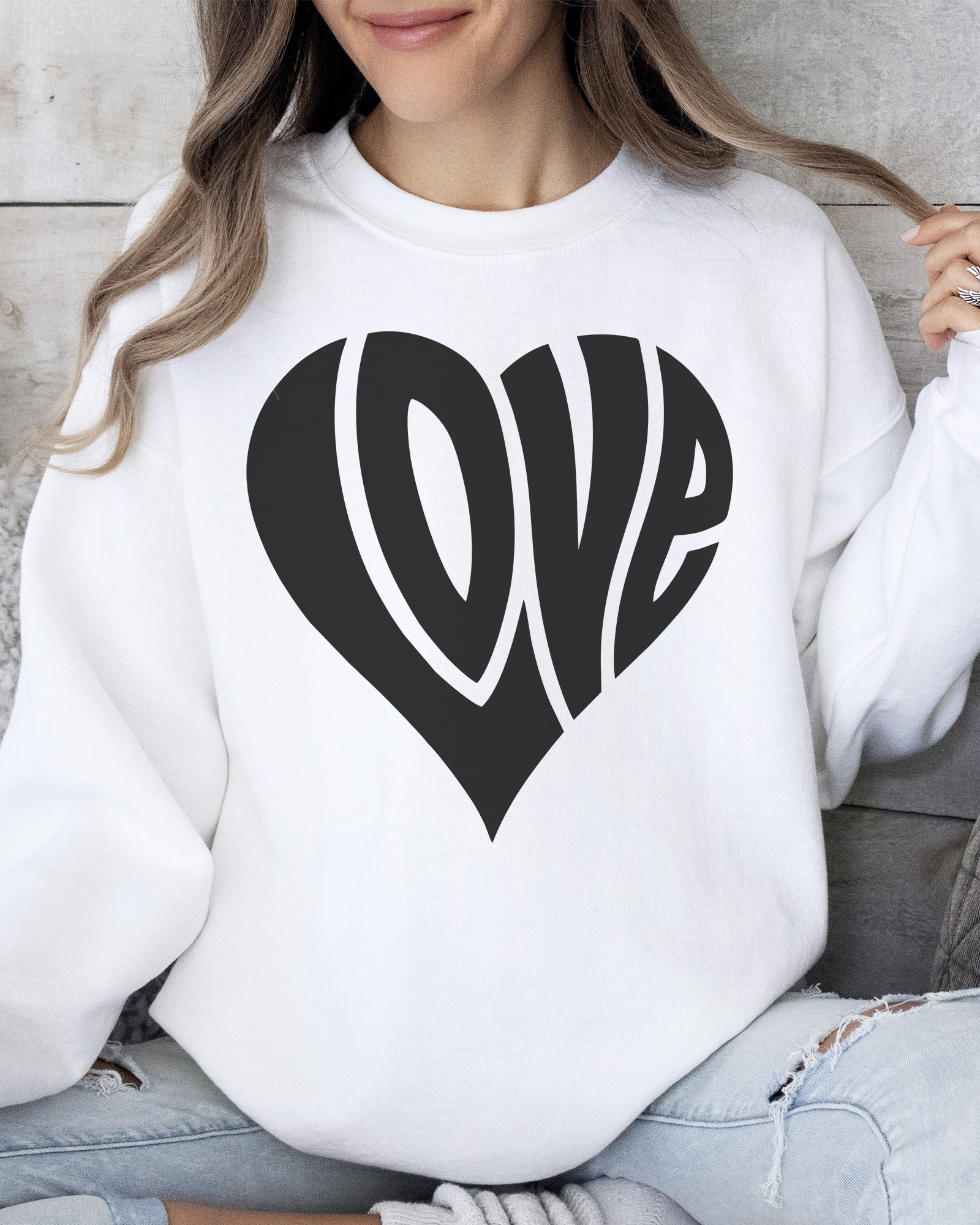 Love Heart Sweatshirt