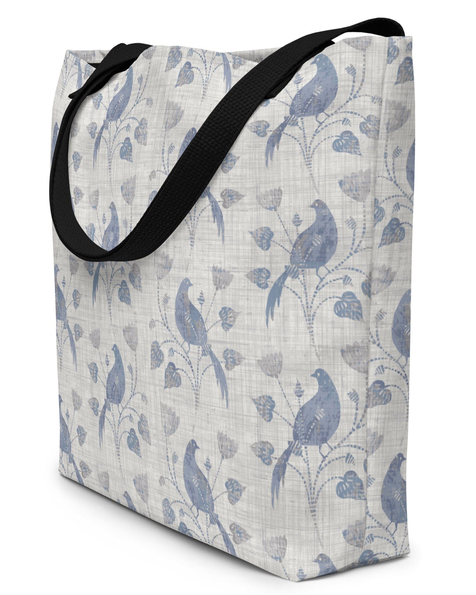 Lovebirds Open Tote Bag