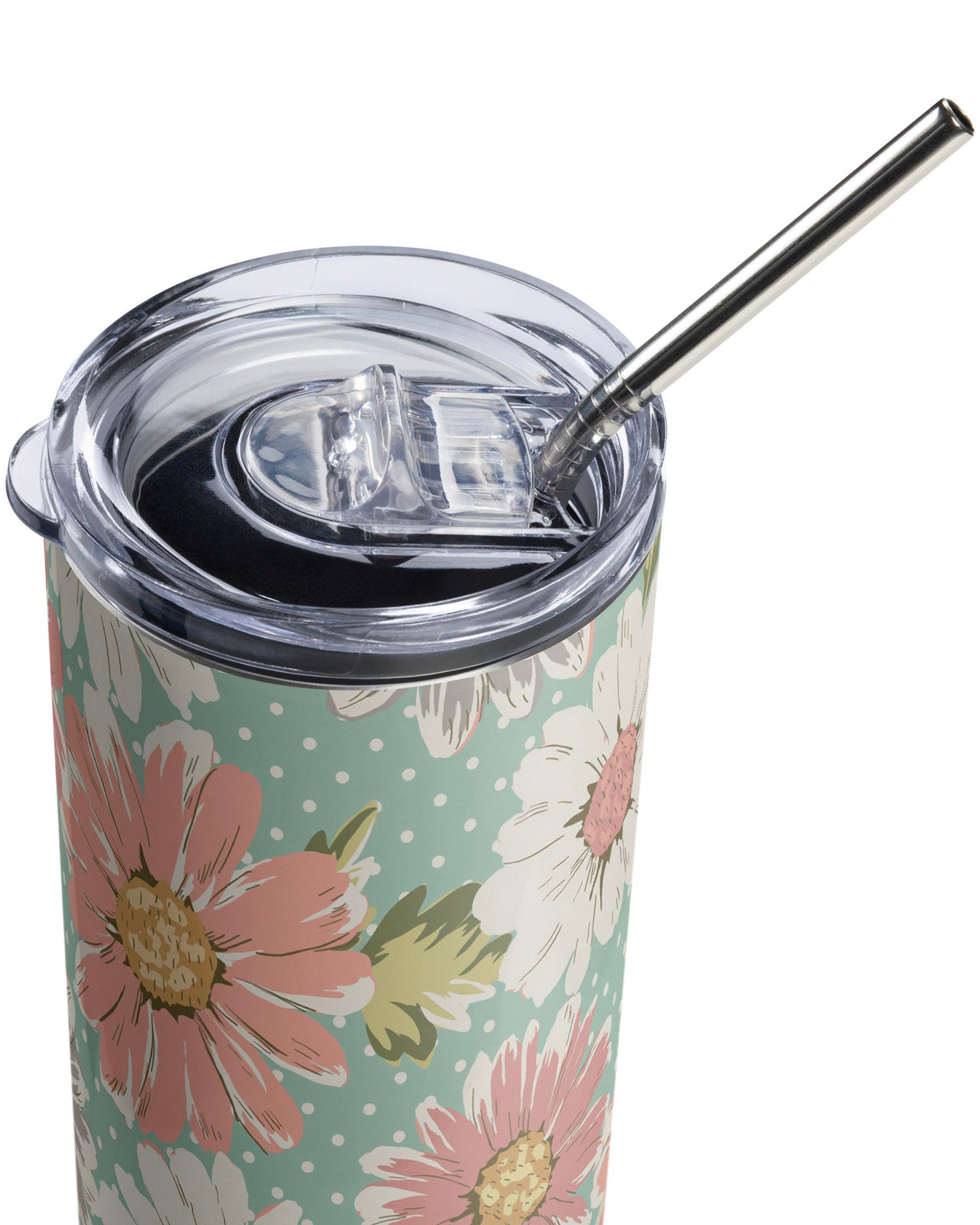 Mason Jar Daisies Luxe Cabin Cup