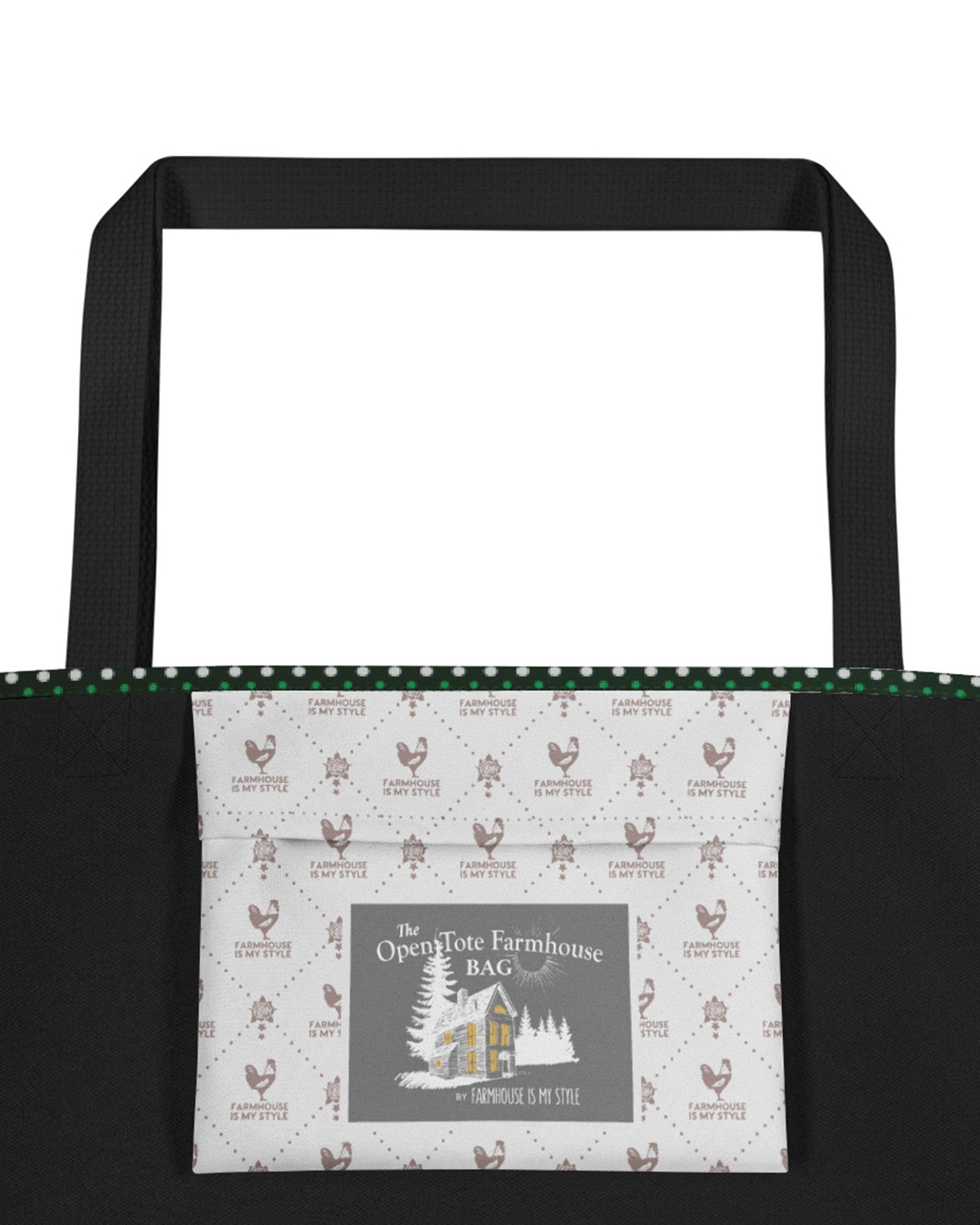 Meowy Christmas Open Tote Bag