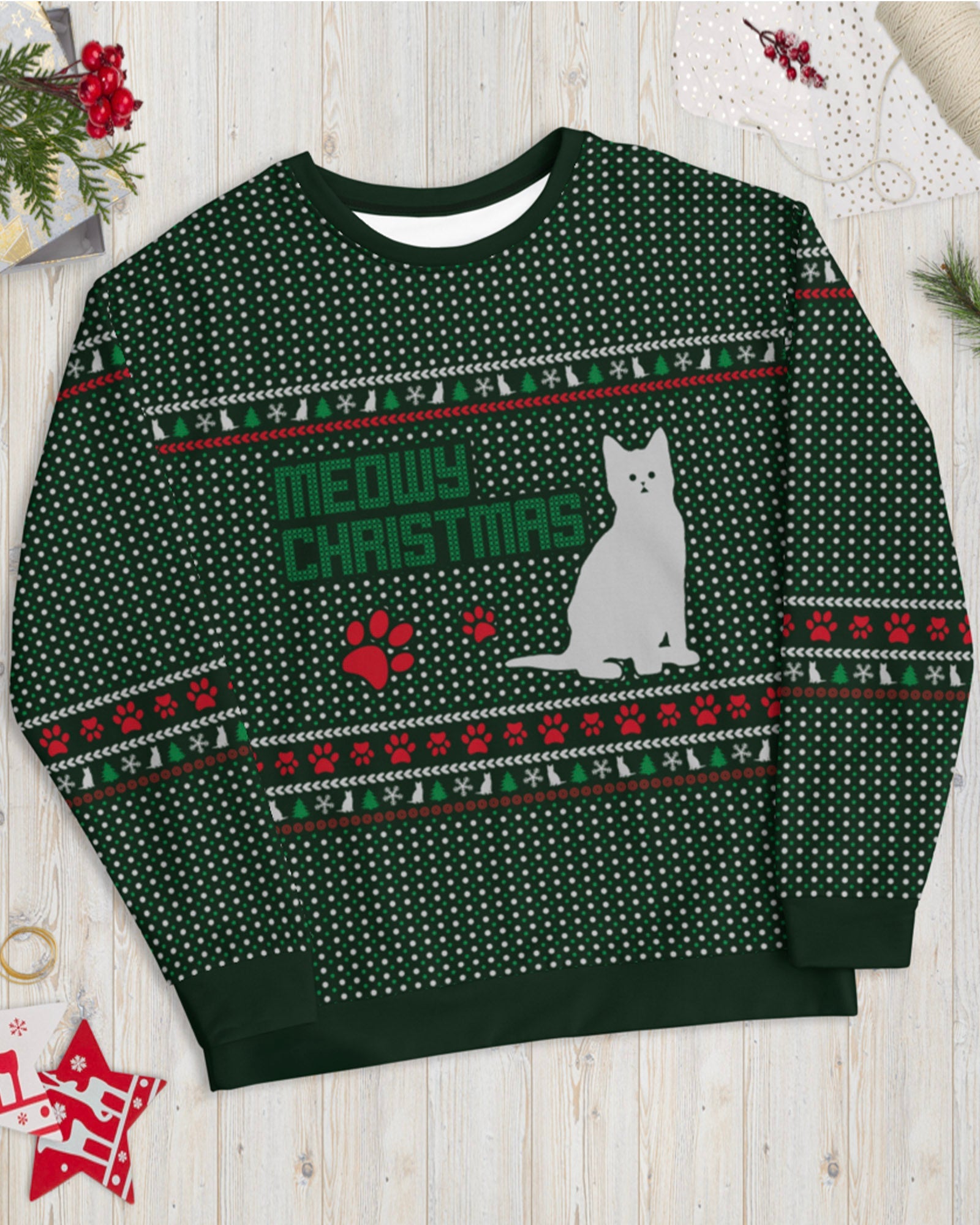 Meowy Christmas Sweatshirt