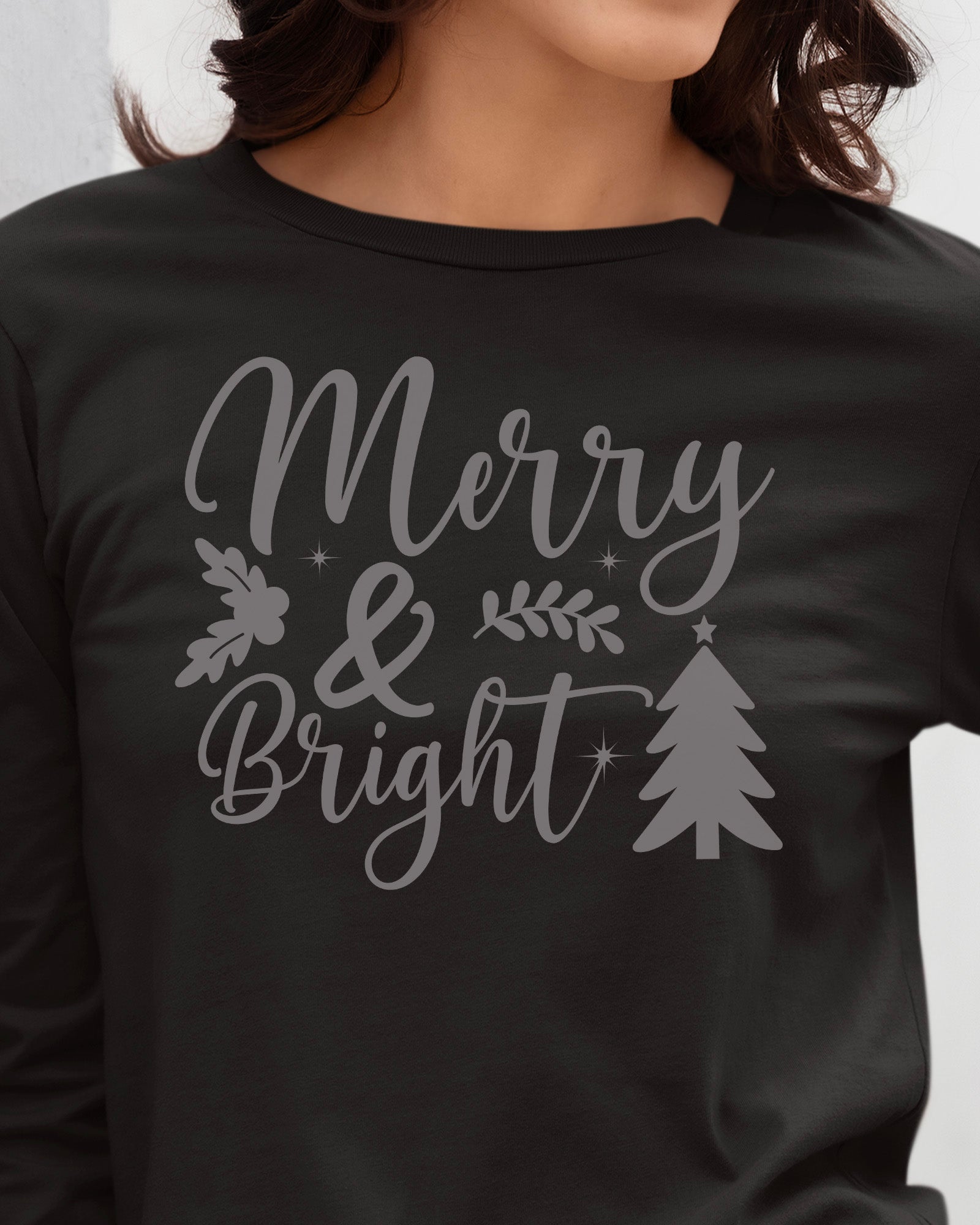 Merry & Bright Long Sleeve T-Shirt