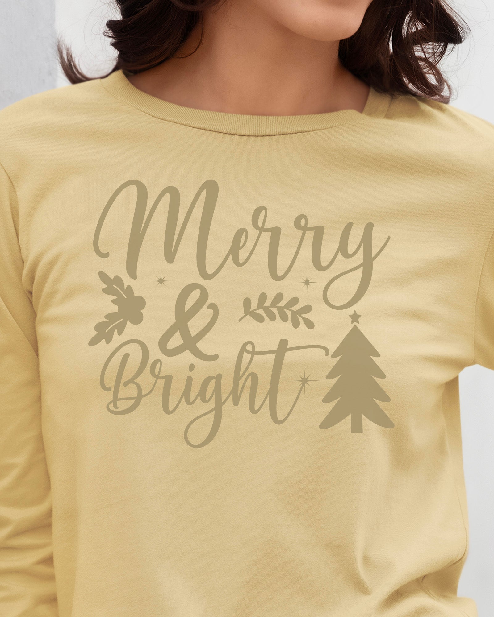 Merry & Bright Long Sleeve T-Shirt