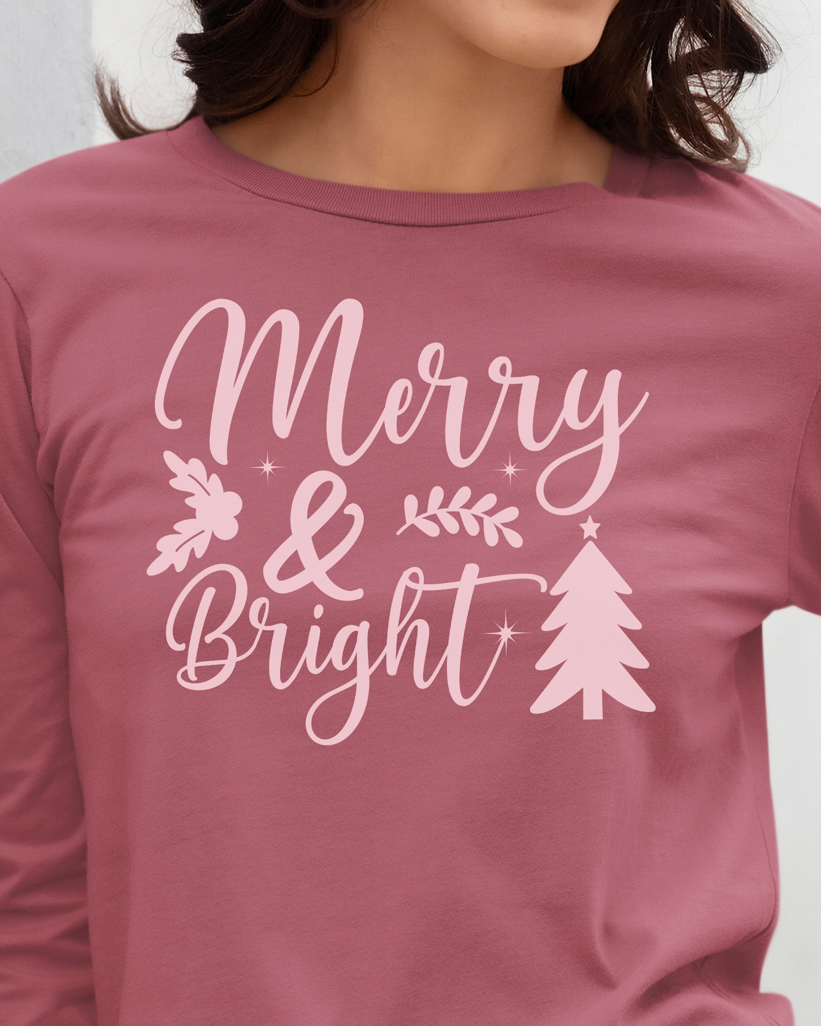 Merry & Bright Long Sleeve T-Shirt