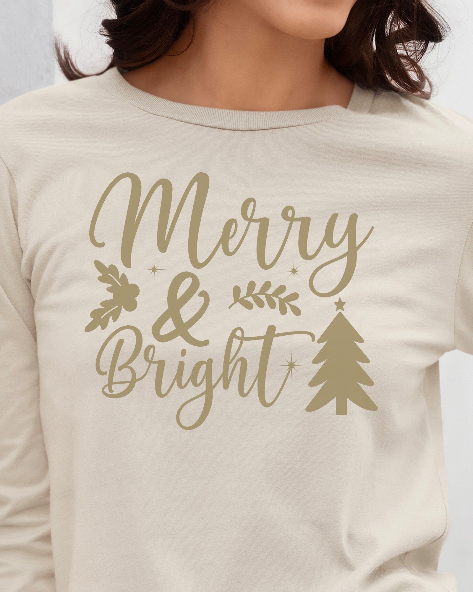 Merry & Bright Long Sleeve T-Shirt