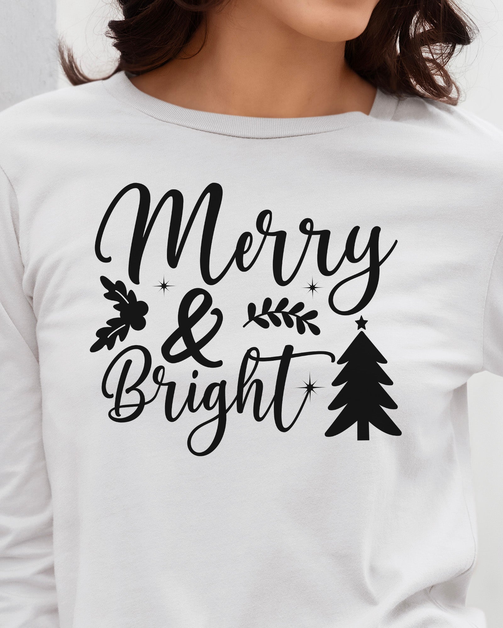 Merry & Bright Long Sleeve T-Shirt