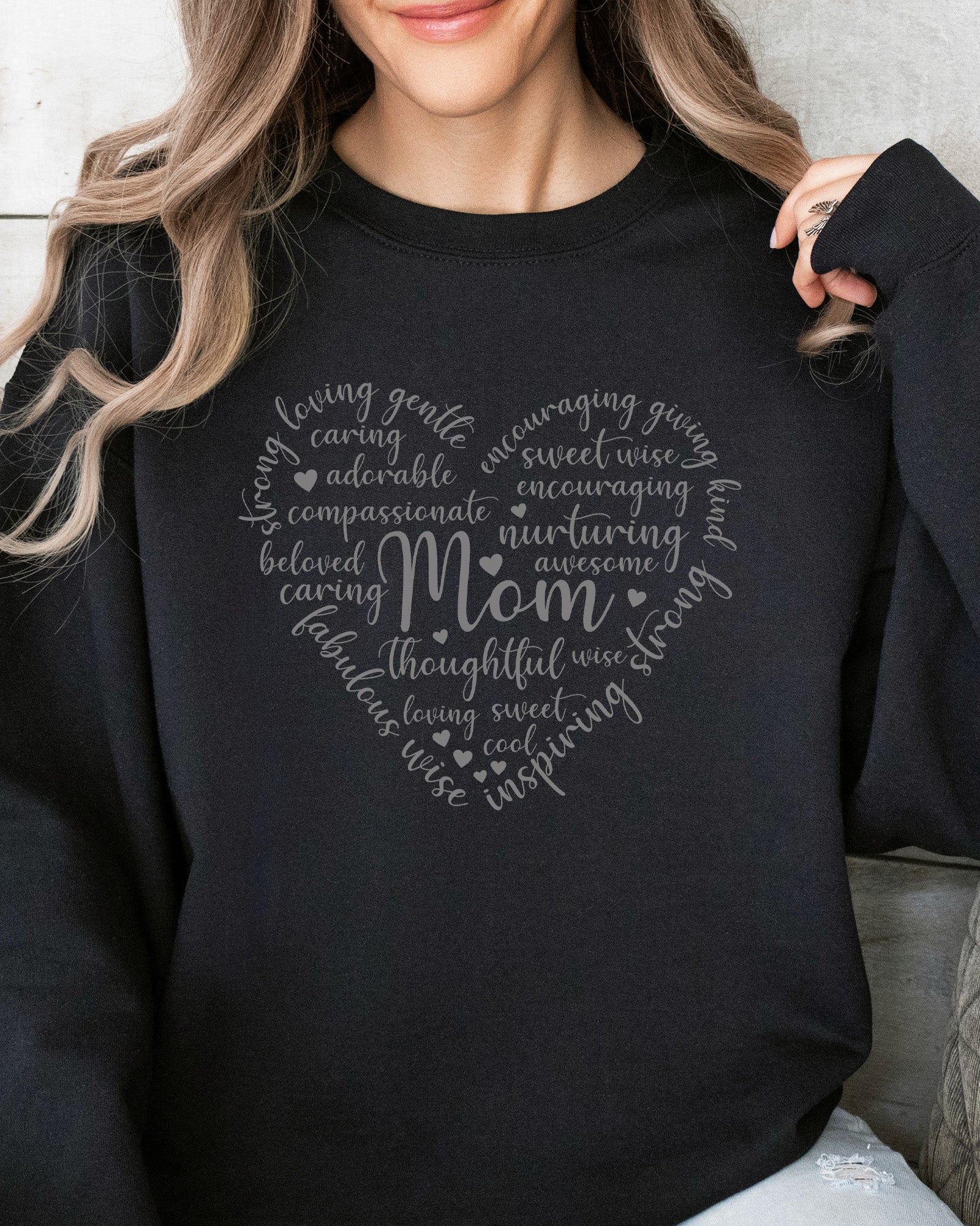 Mom Heart Sweatshirt