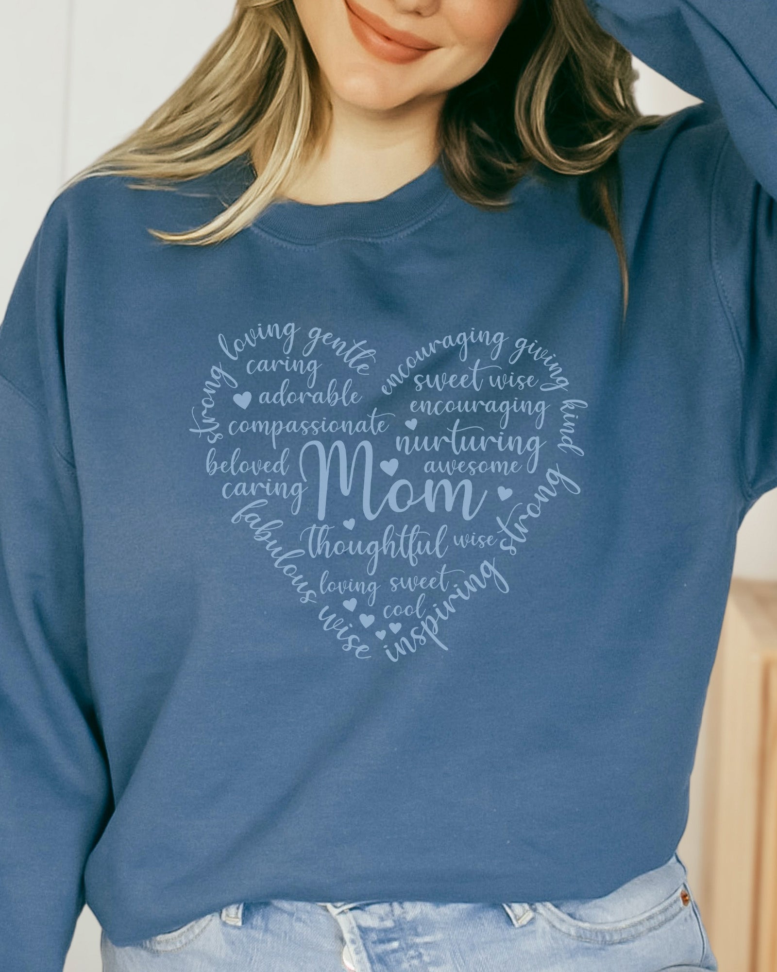 Mom Heart Sweatshirt