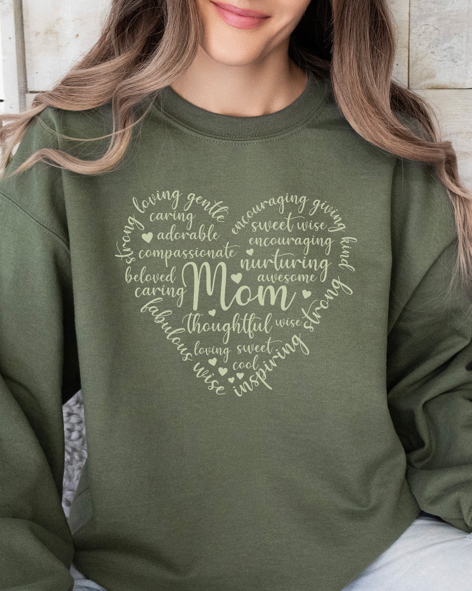 Mom Heart Sweatshirt