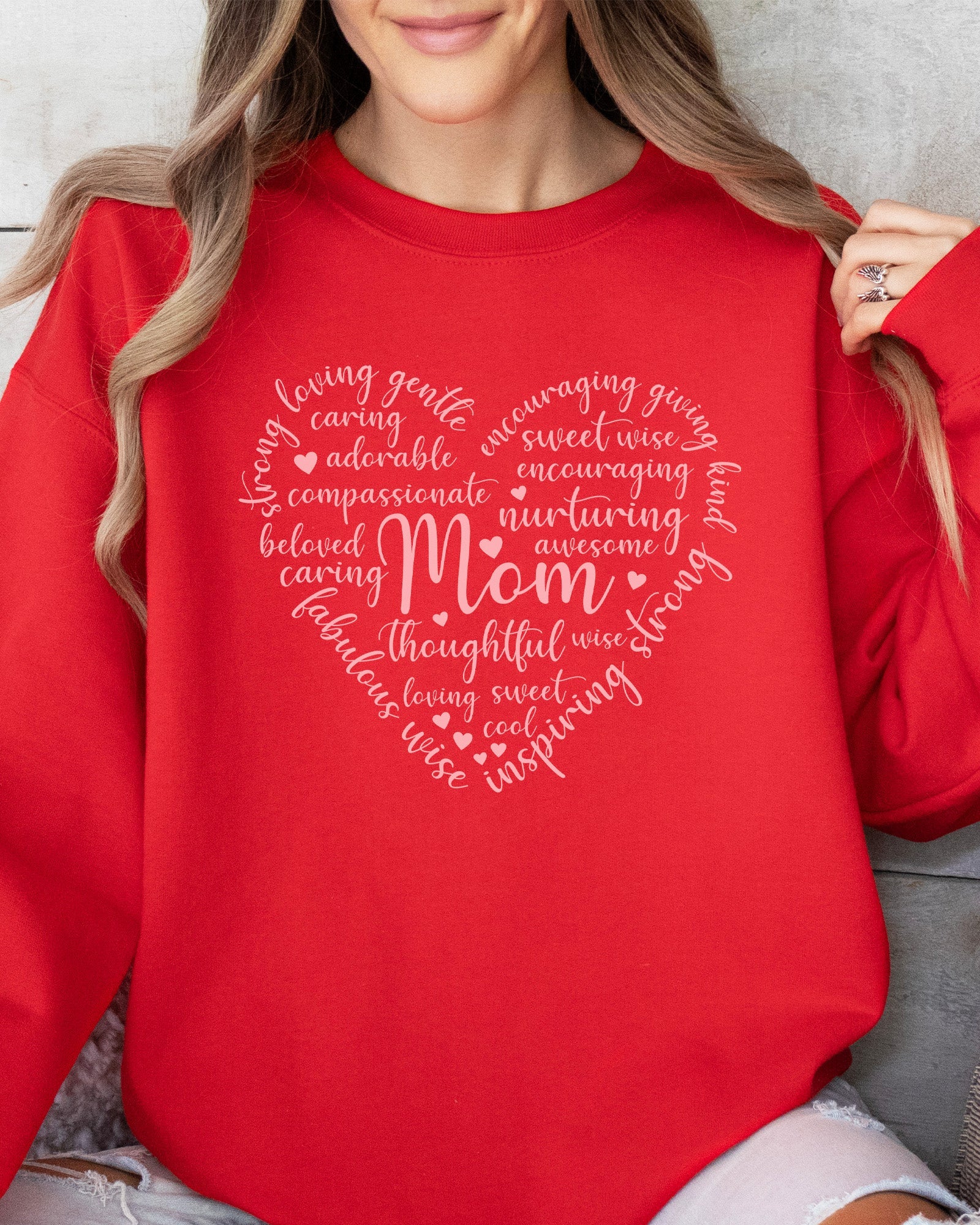 Mom Heart Sweatshirt