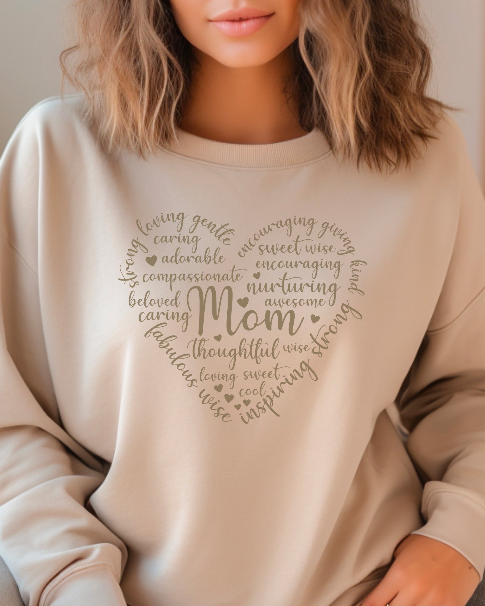 Mom Heart Sweatshirt