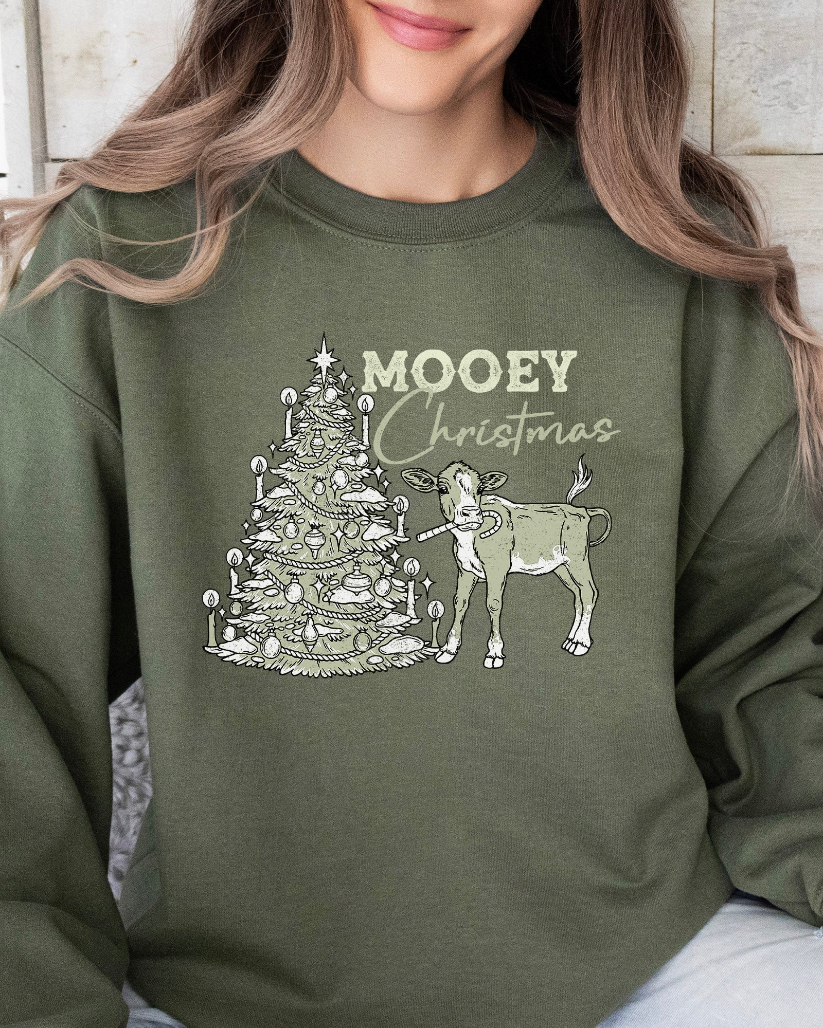 Mooey Christmas Sweatshirt