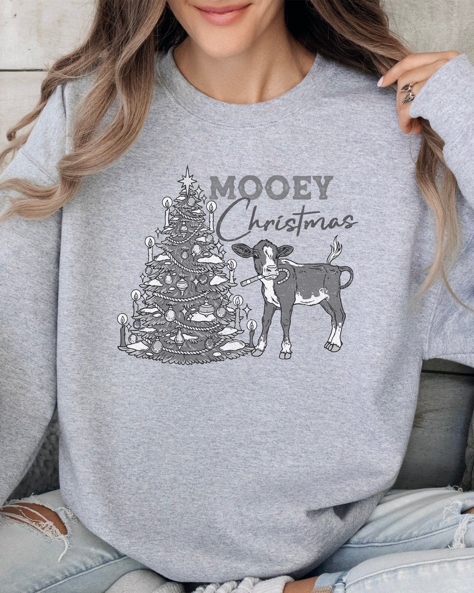 Mooey Christmas Sweatshirt