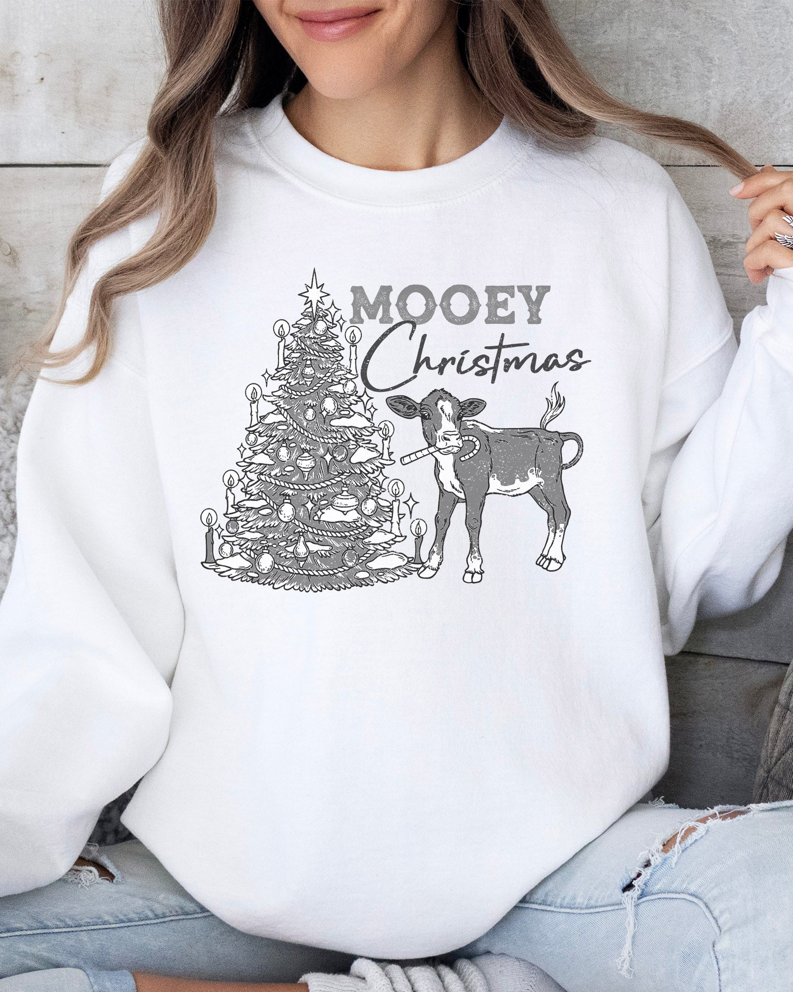 Mooey Christmas Sweatshirt