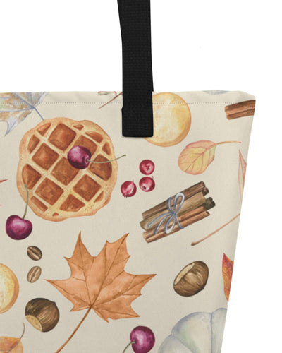 Morning Waffles Open Tote Bag